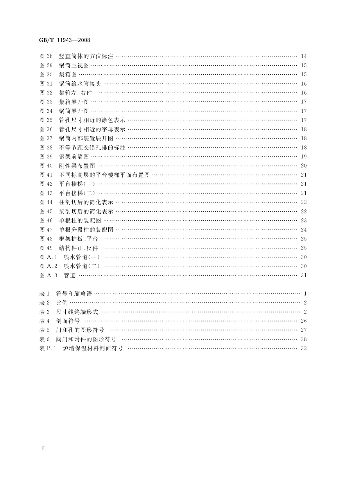 GB/T 11943-2008 锅炉制图