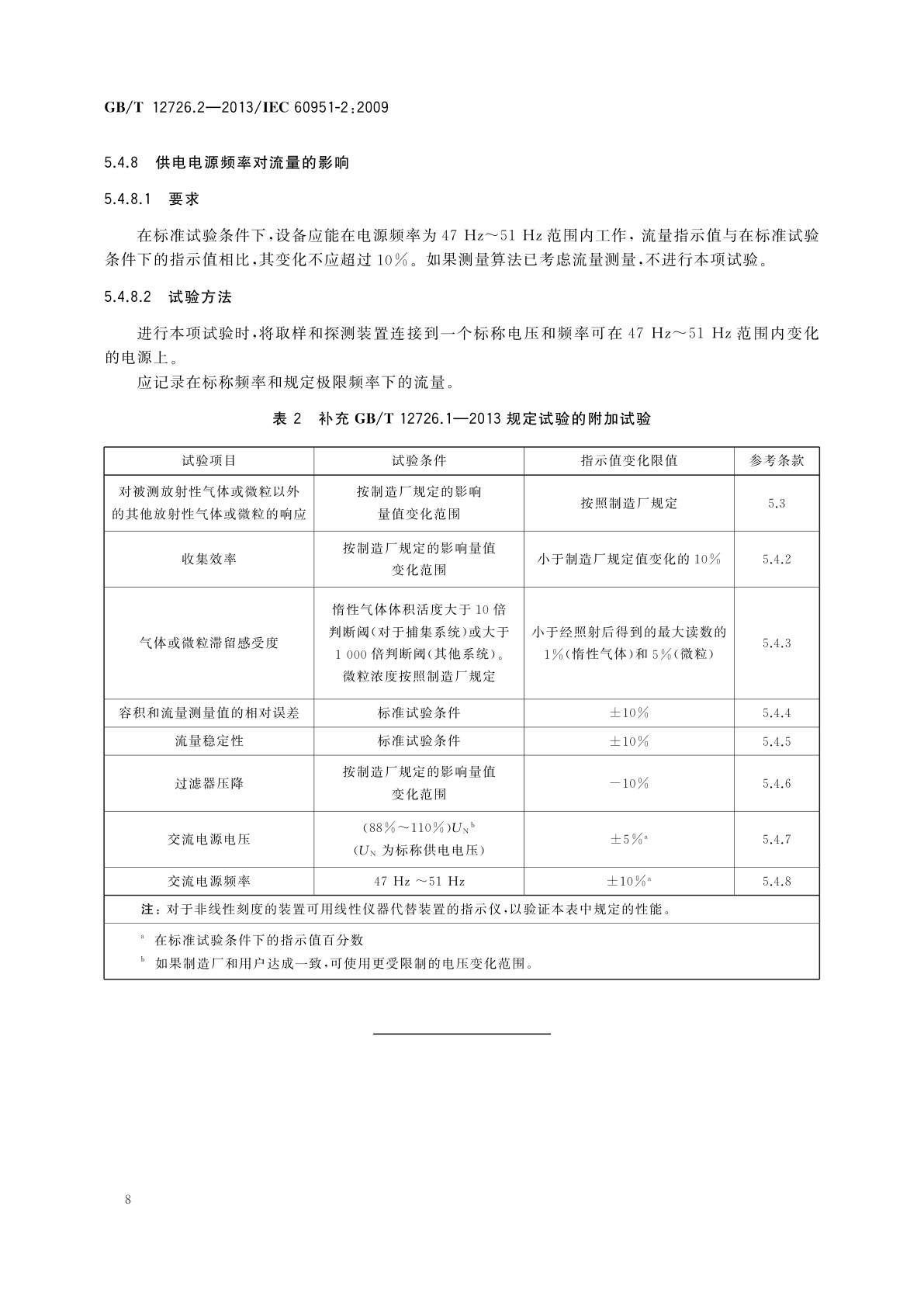 GB/T 12726.2-2013 核电厂安全重要仪表　事故及事故后辐射监测　第2部分：气态排出流及通风中放射性离线连续监测设备