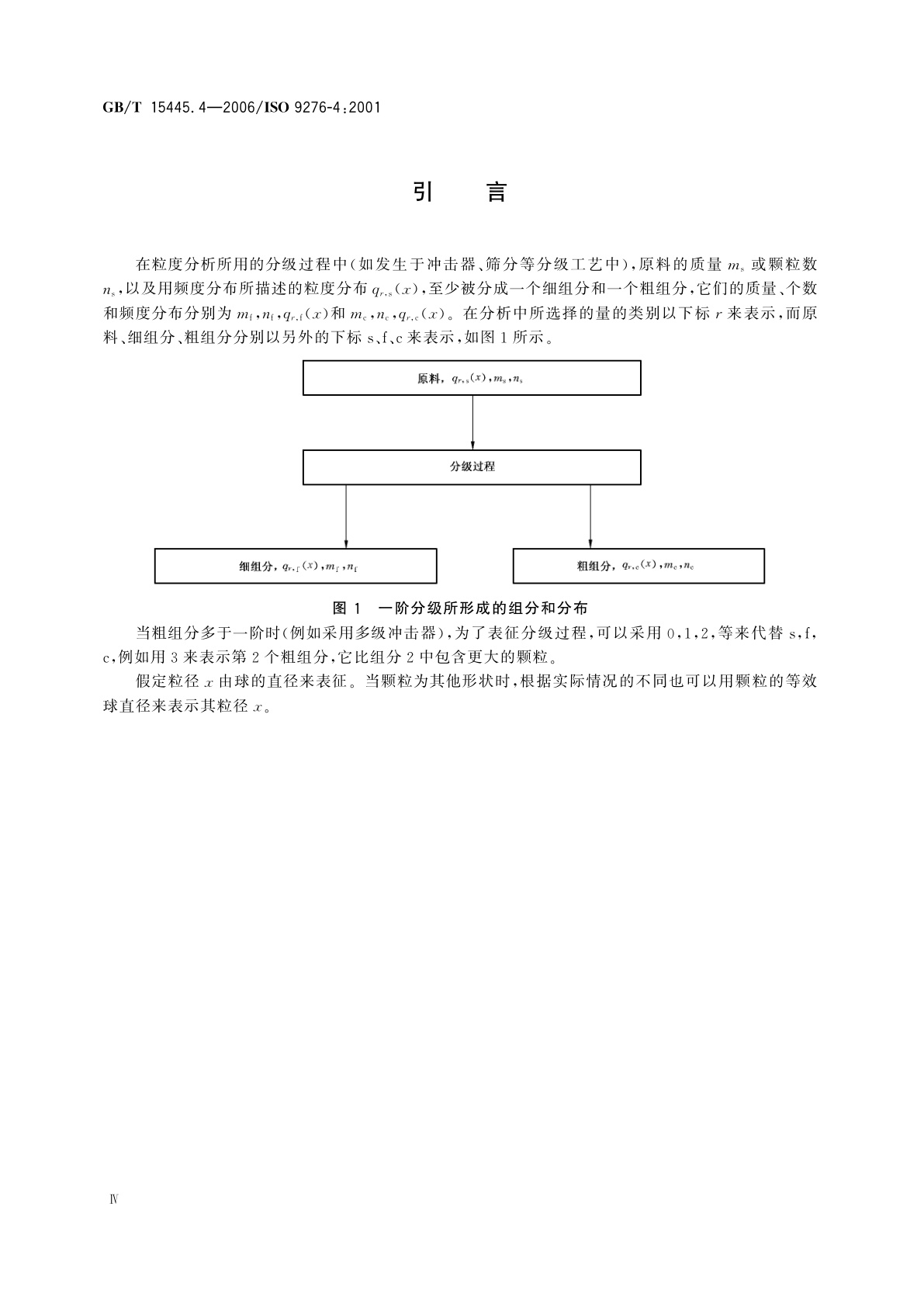 GB/T 15445.4-2006 粒度分析结果的表述　第4部分：分级过程的表征