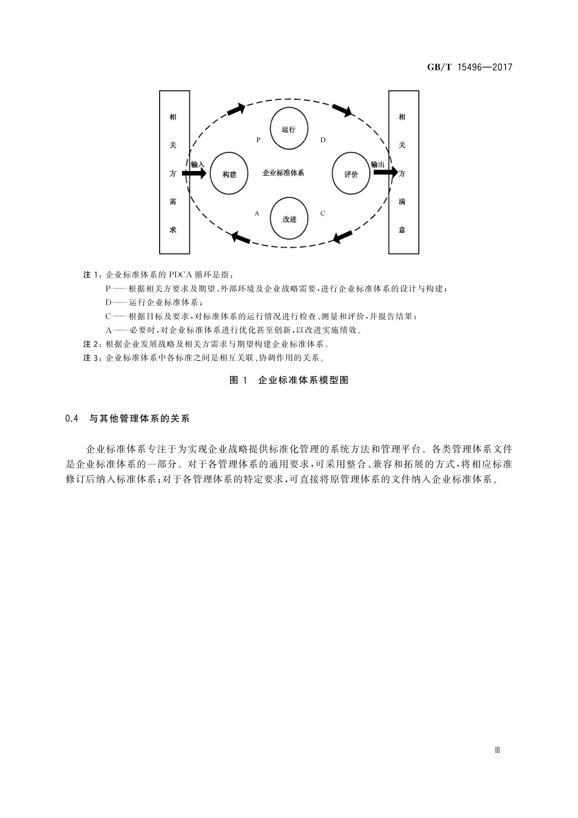 GB/T 15496-2017 企业标准体系　要求
