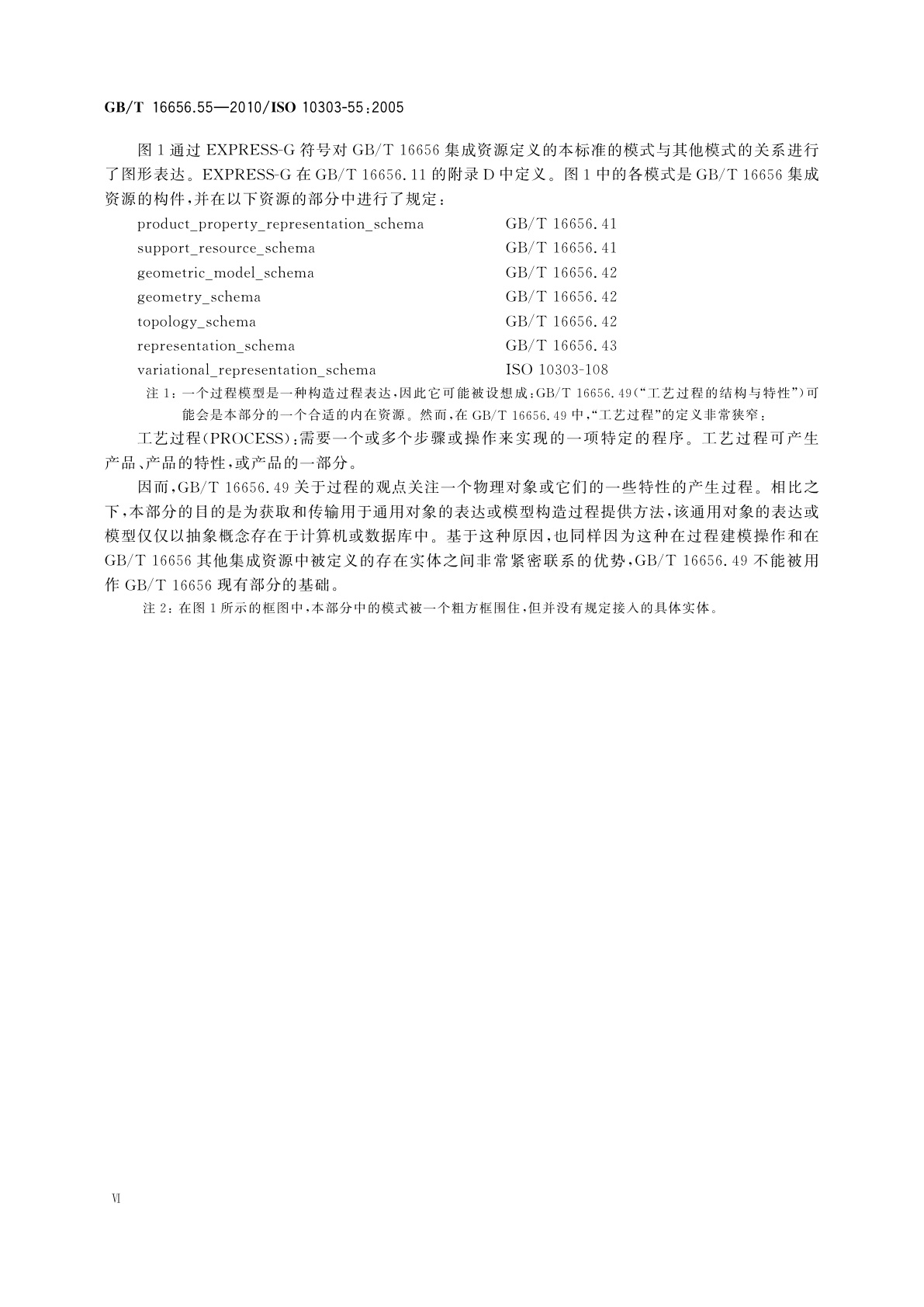GB/T 16656.55-2010 工业自动化系统与集成　产品数据表达与交换　第55部分：集成通用资源：过程与混合表达