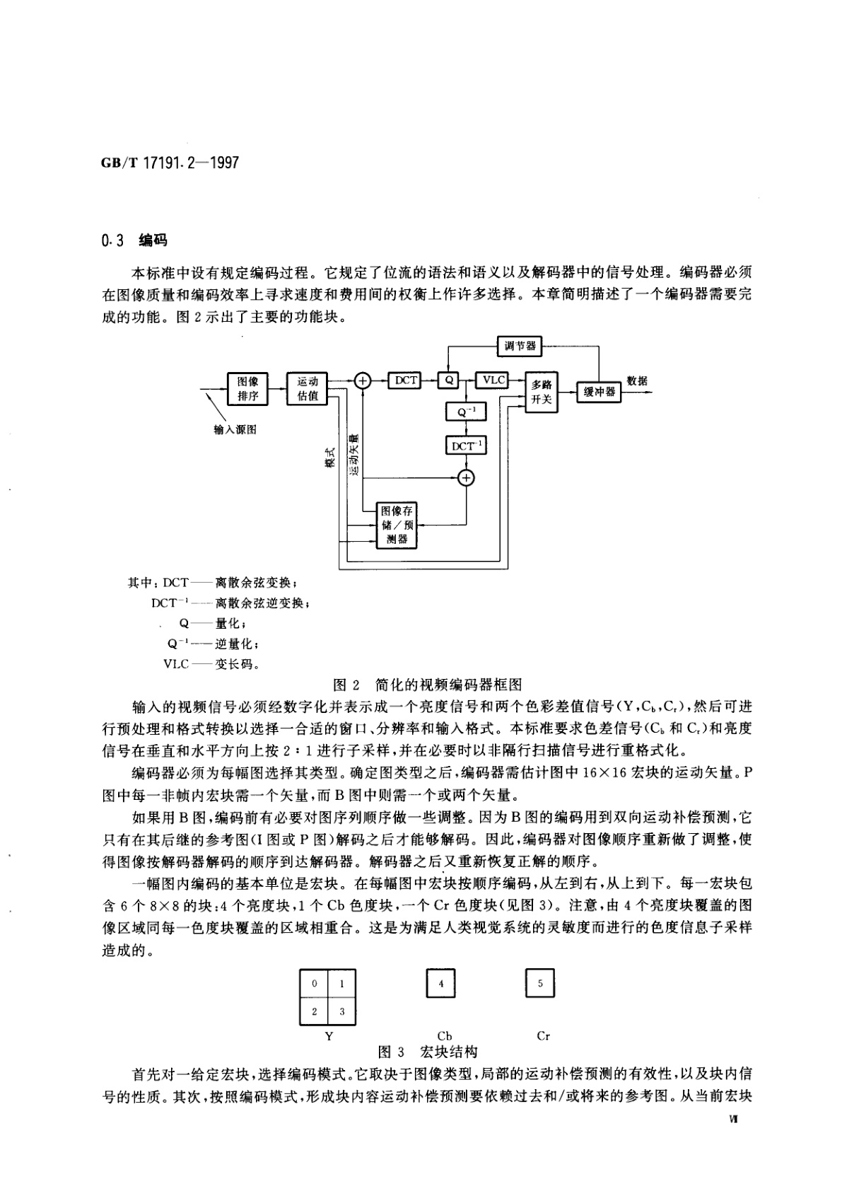 GB/T 17191.2-1997 信息技术　具有1.5Mbit/s数据传输率的数字存储媒体运动图像及其伴音的编码　第2部分：视频