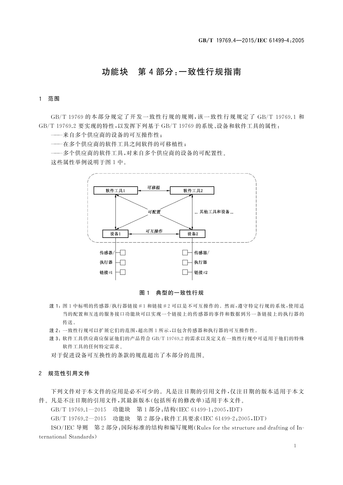 GB/T 19769.4-2015 功能块　第4部分：一致性行规指南
