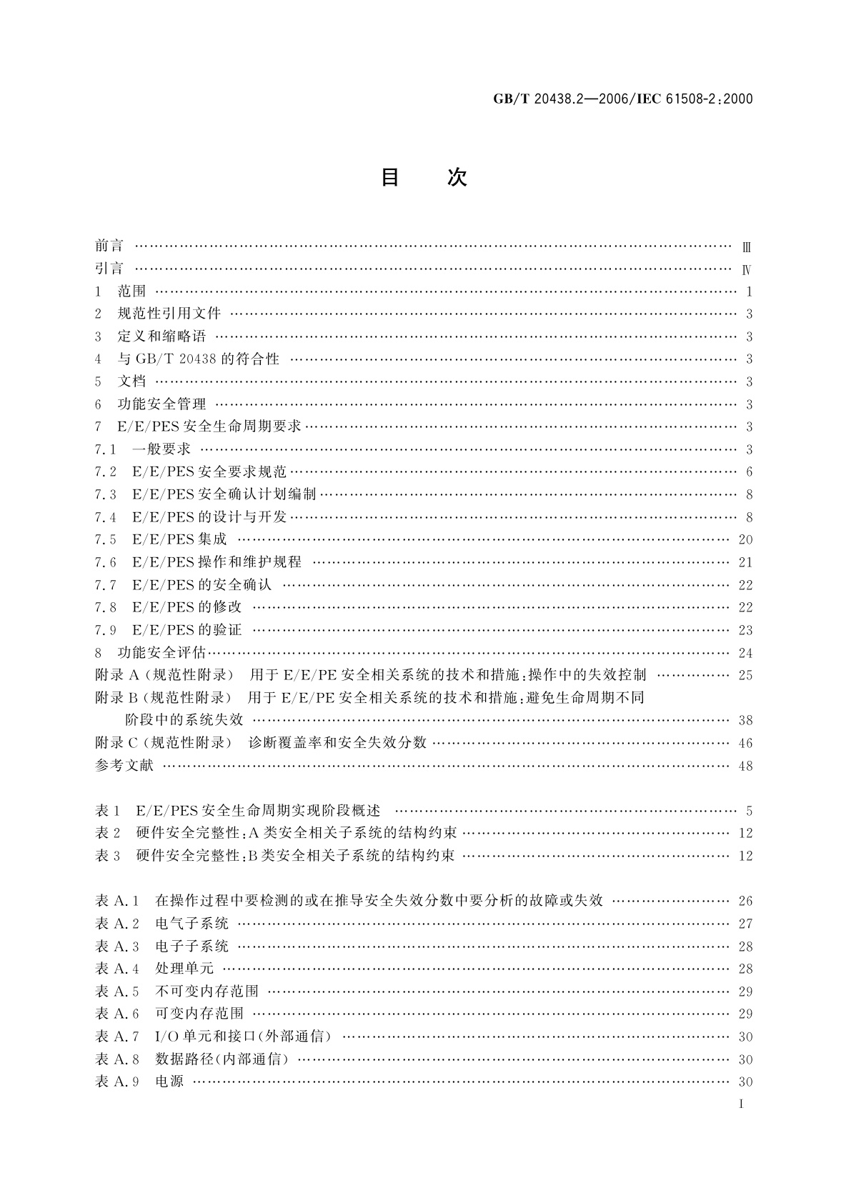 GB/T 20438.2-2006 电气/电子/可编程电子安全相关系统的功能安全　第2部分：电气/电子/可编程电子安全相关系统的要求