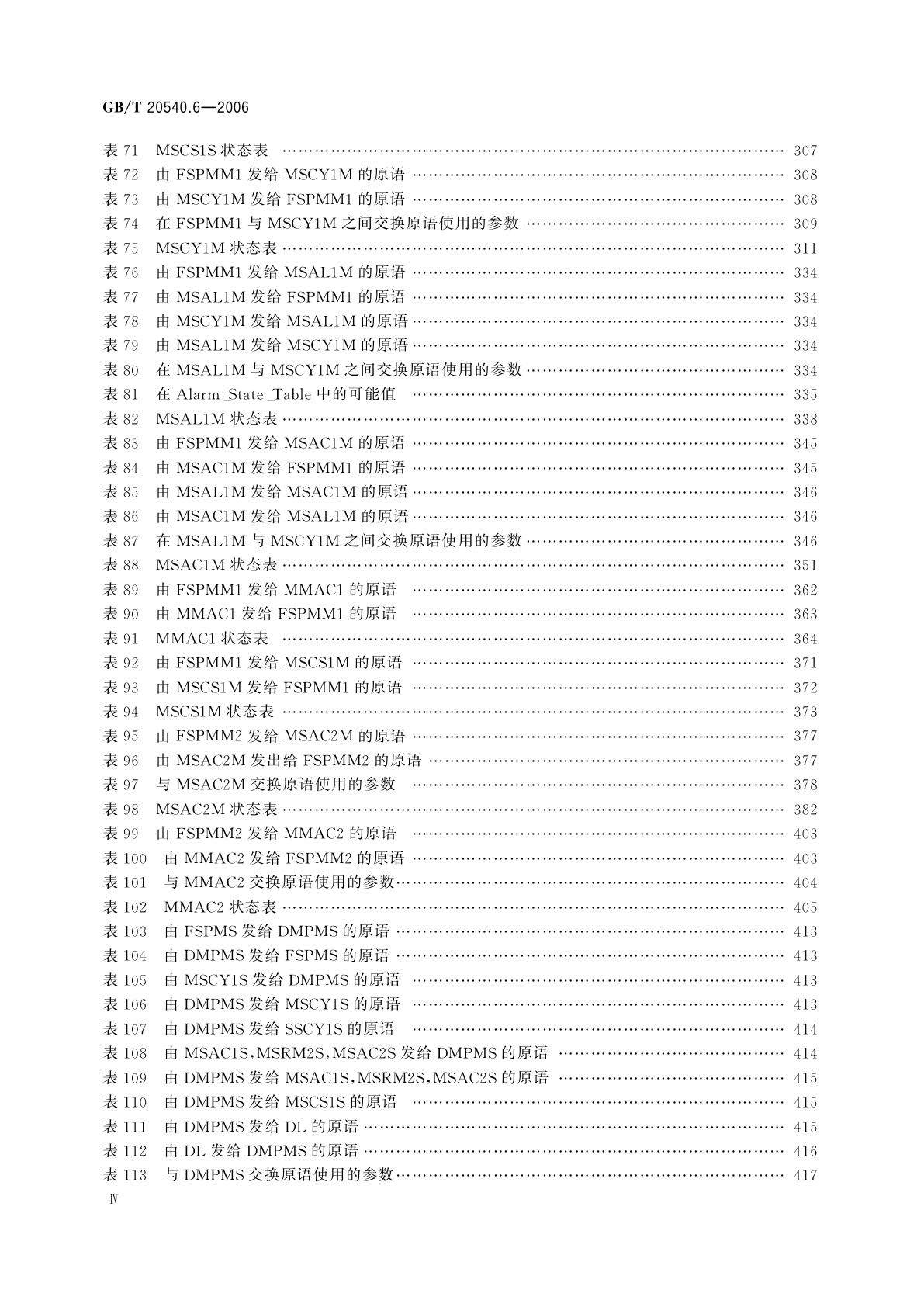 GB/T 20540.6-2006 测量和控制数字数据通信　工业控制系统用现场总线　类型3：PROFIBUS规范　第6部分：应用层协议规范