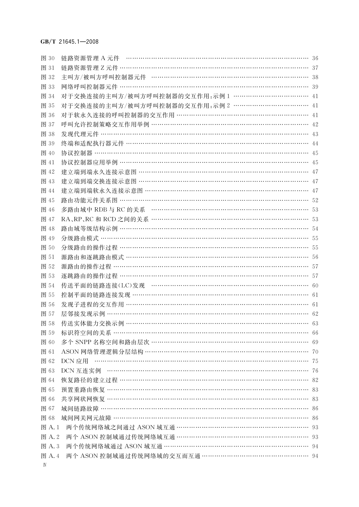 GB/T 21645.1-2008 自动交换光网络(ASON)技术要求　第1部分：体系结构与总体要求