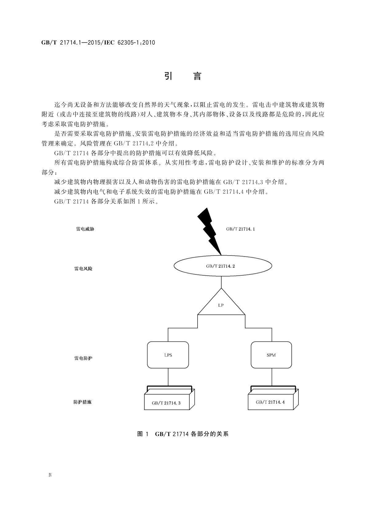 GB/T 21714.1-2015 雷电防护　第1部分：总则