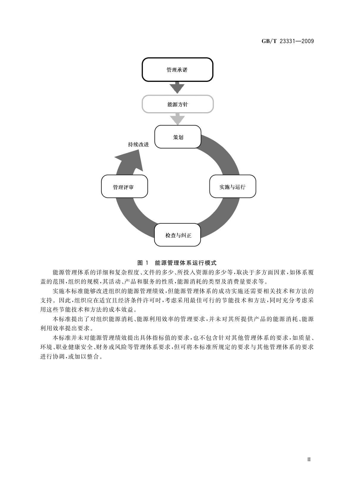 GB/T 23331-2009 能源管理体系　要求