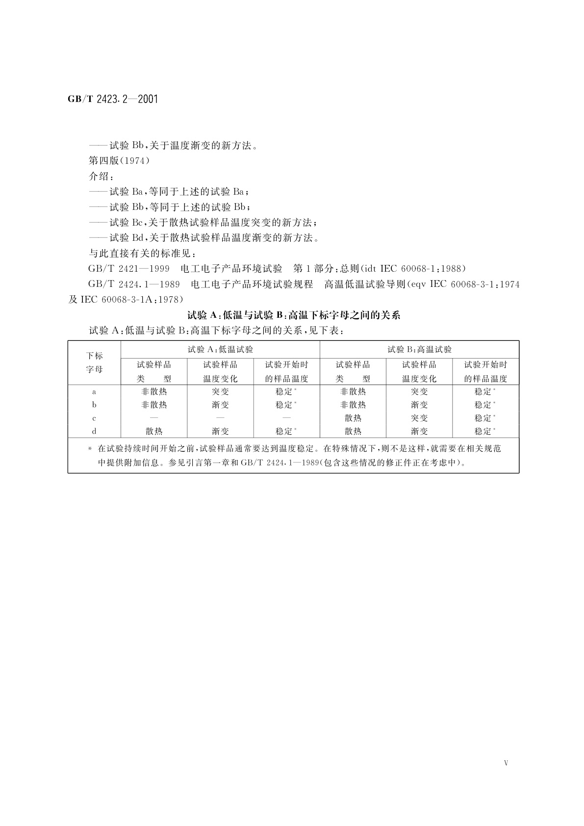 GB/T 2423.2-2001 电工电子产品环境试验　第2部分：试验方法　试验B：高温
