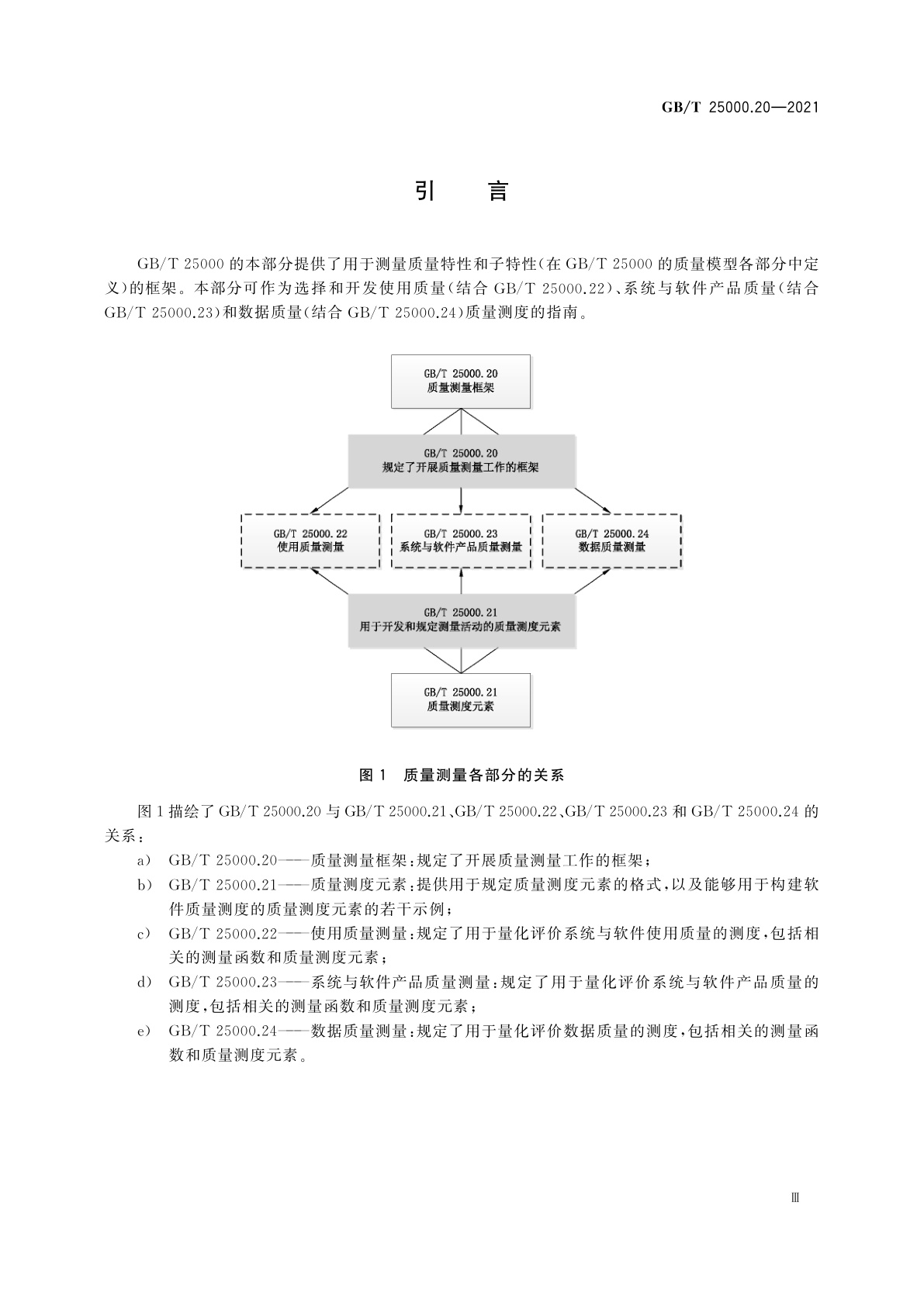 GB/T 25000.20-2021 系统与软件工程　系统与软件质量要求和评价(SQuaRE)　第20部分：质量测量框架