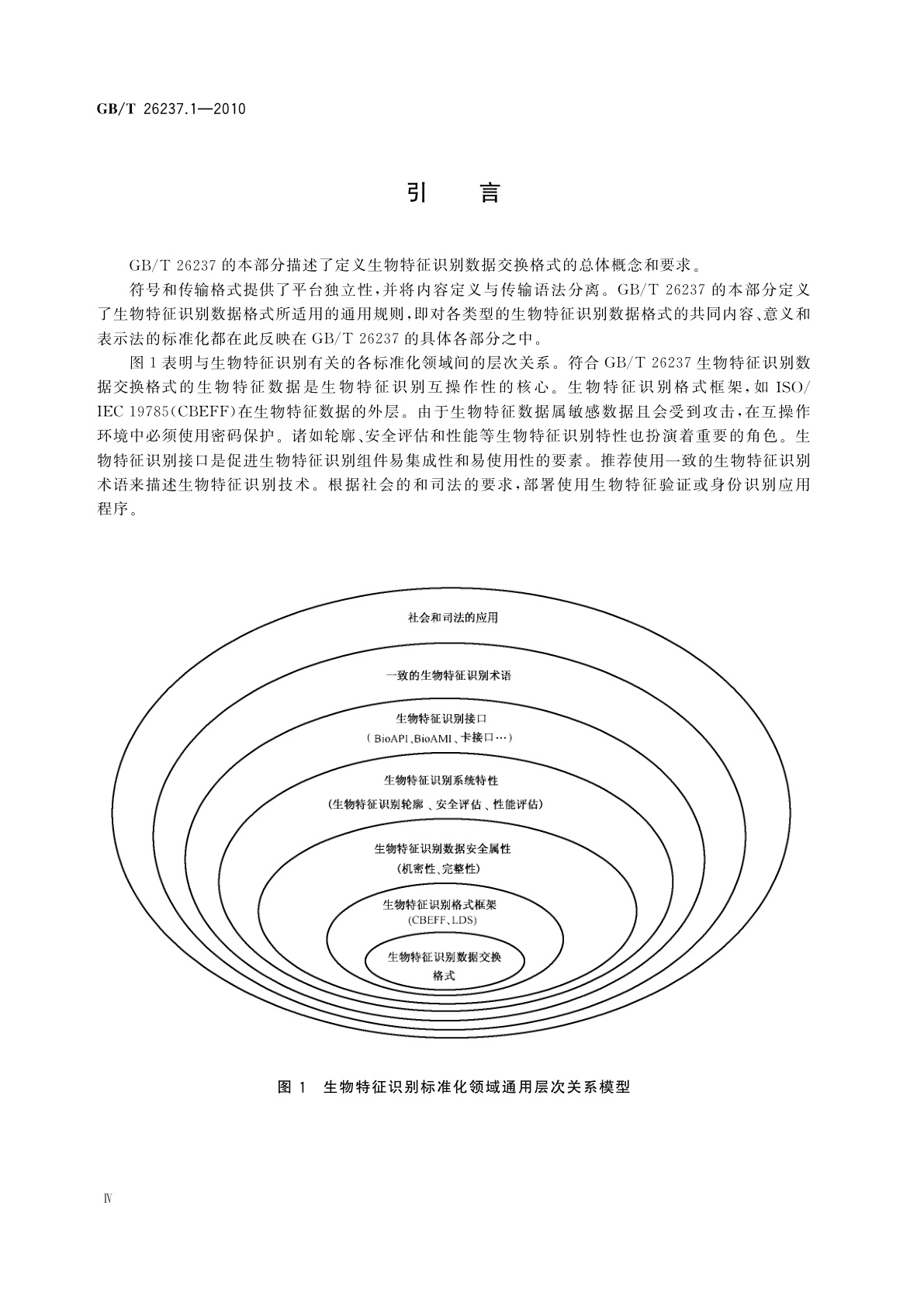 GB/T 26237.1-2010 信息技术　生物特征识别数据交换格式　第1部分：框架