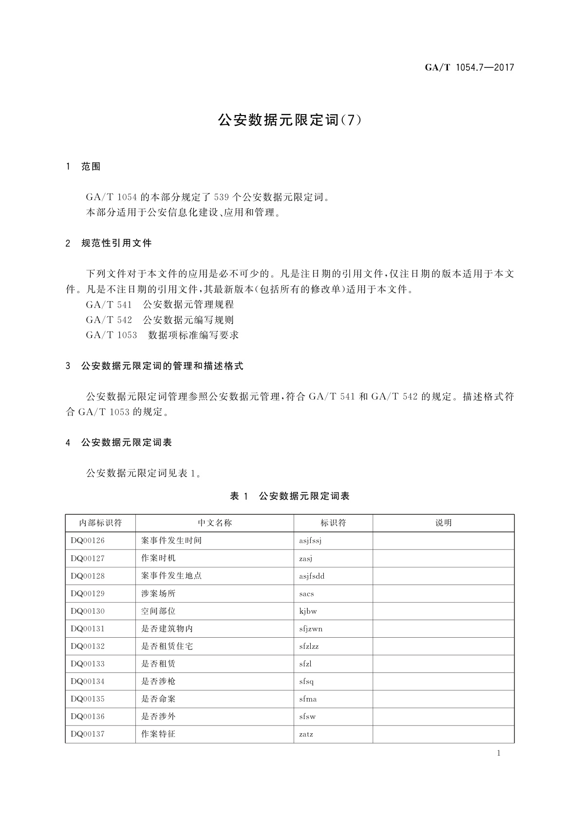 GA/T 1054.7-2017 公安数据元限定词(7)