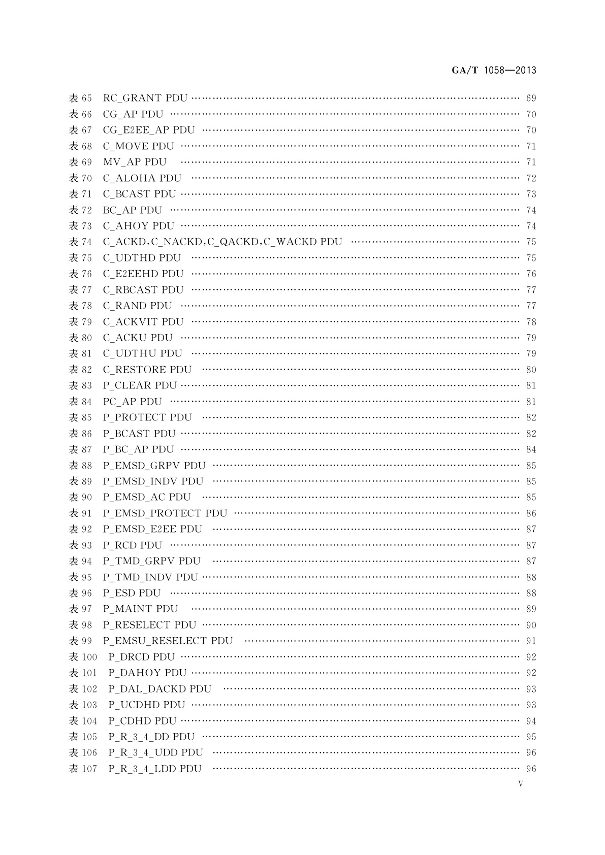 GA/T 1058-2013 警用数字集群(PDT)通信系统　空中接口呼叫控制层技术规范