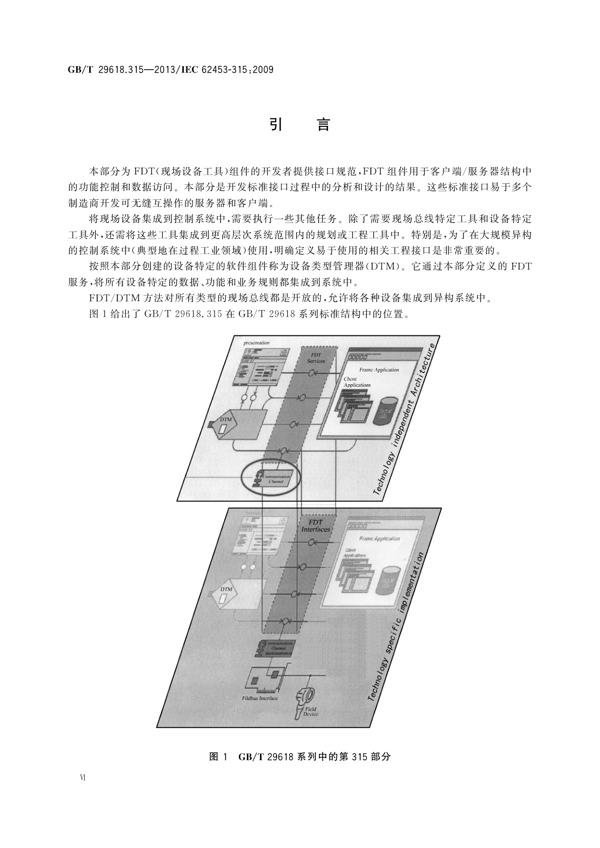 GB/T 29618.315-2013 现场设备工具(FDT)接口规范　第315部分：通信行规集成　MODBUS现场总线规范