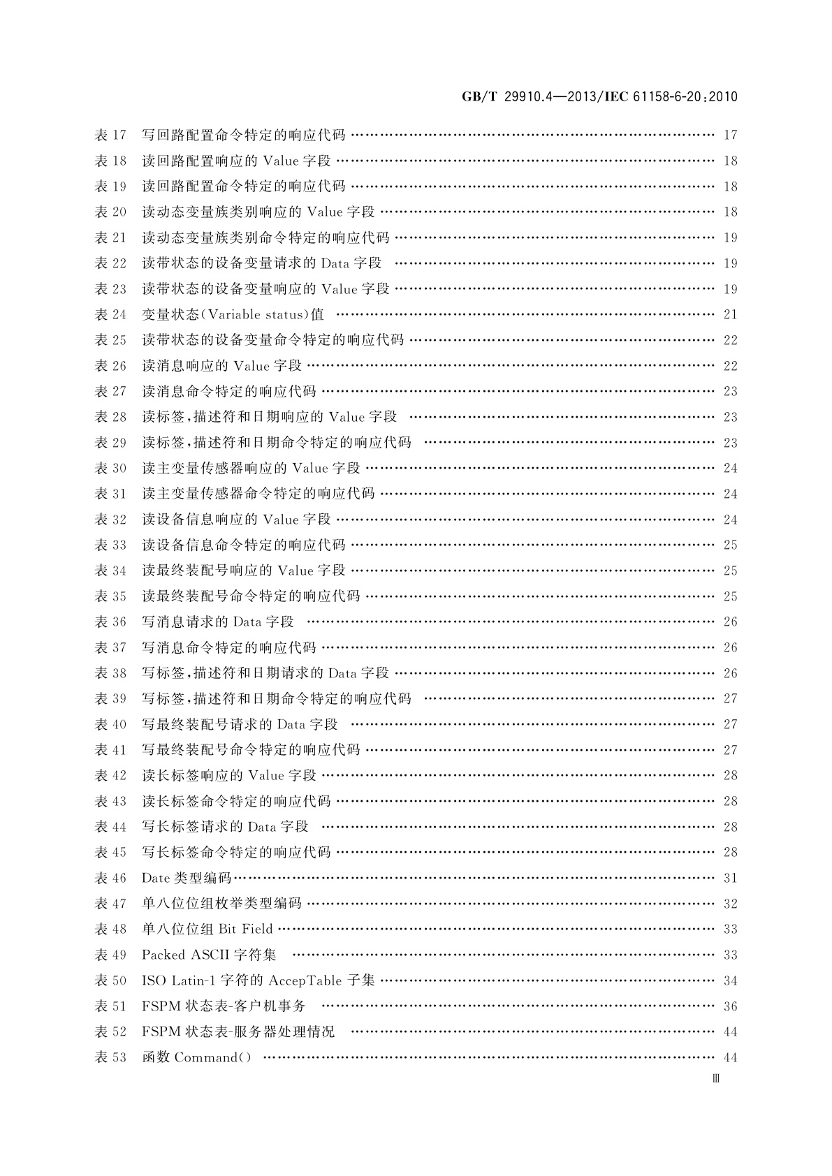 GB/T 29910.4-2013 工业通信网络　现场总线规范　类型20：HART规范　第4部分：应用层协议规范