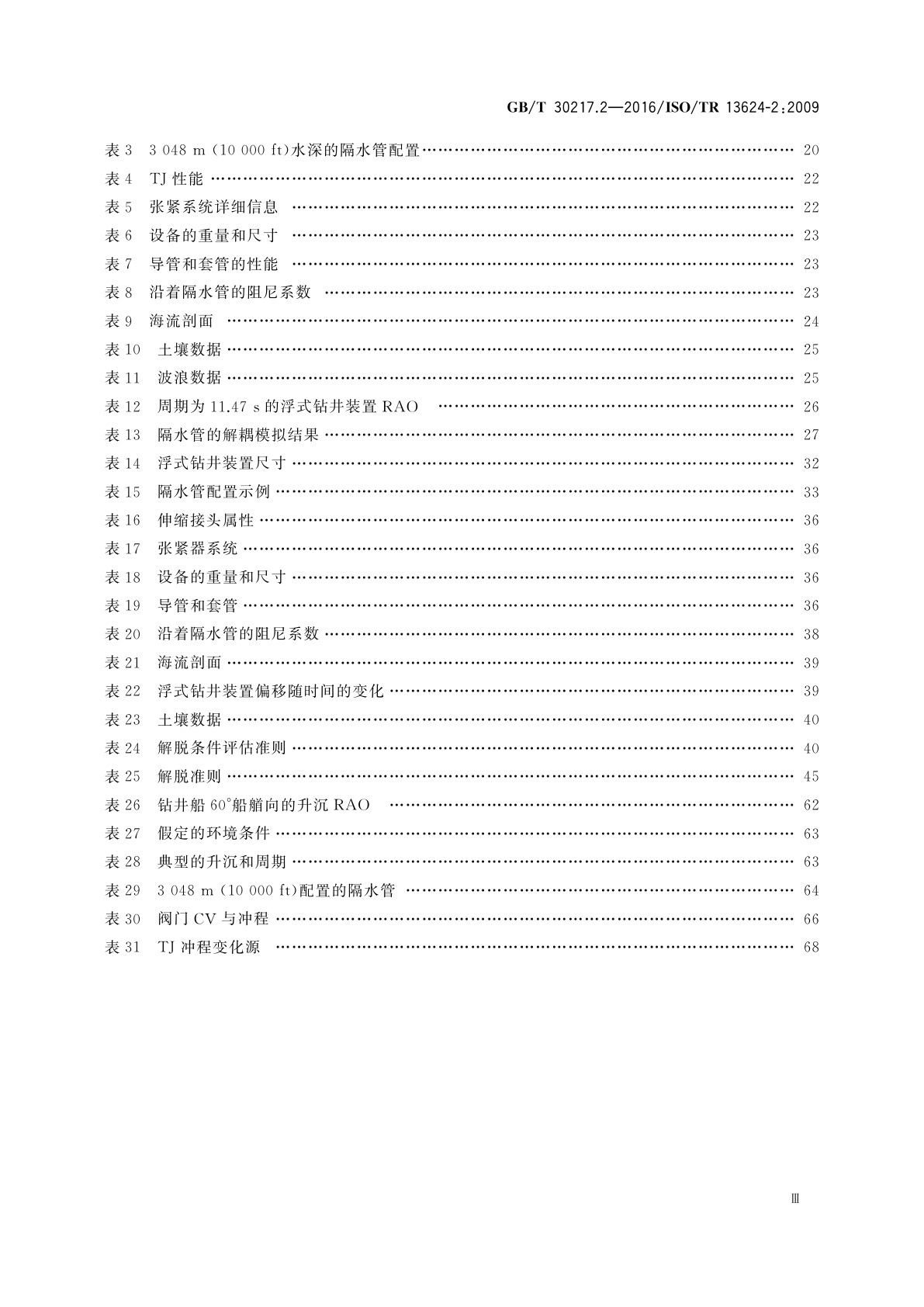 GB/T 30217.2-2016 石油天然气工业　钻井和采油设备　第2部分：深水钻井隔水管的分析方法、操作和完整性