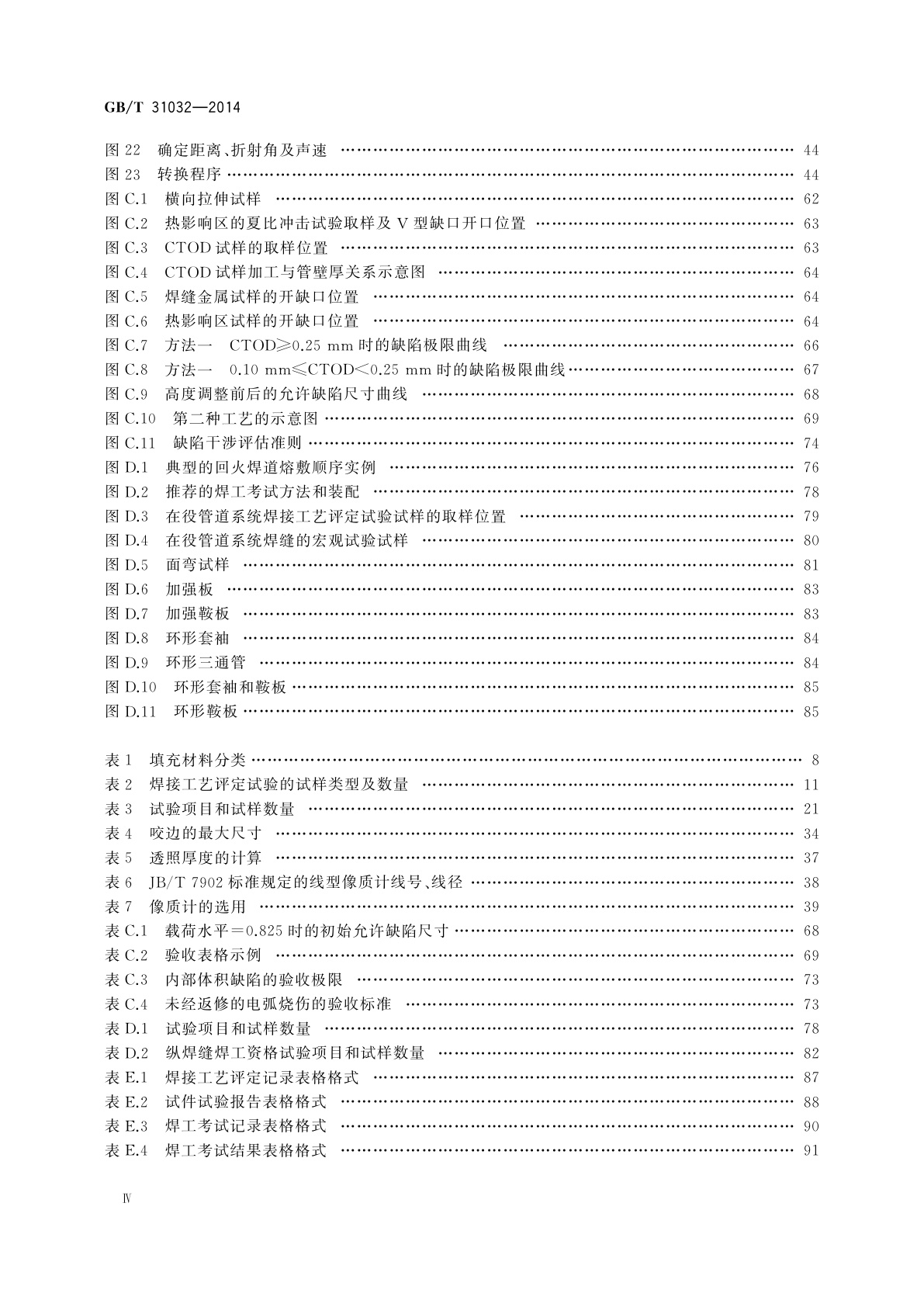 GB/T 31032-2014 钢质管道焊接及验收