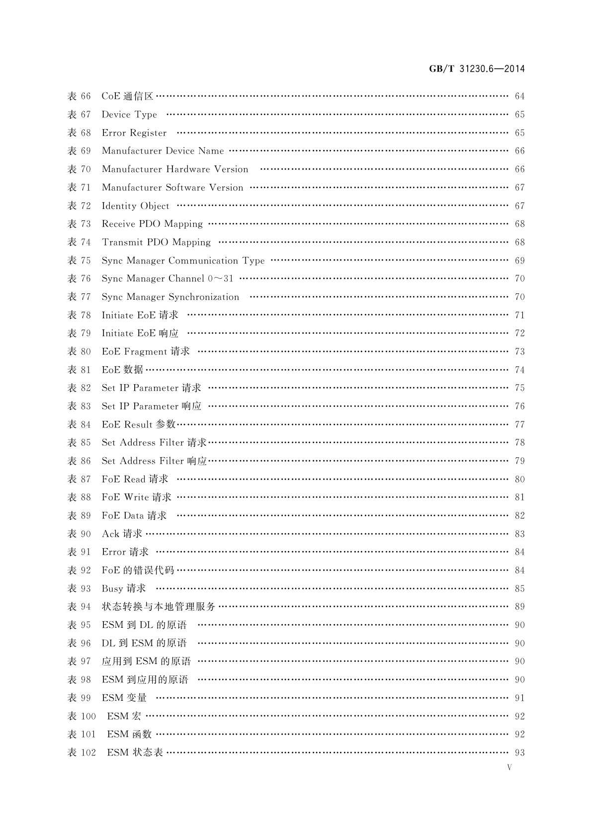 GB/T 31230.6-2014 工业以太网现场总线EtherCAT　第6部分：应用层协议规范