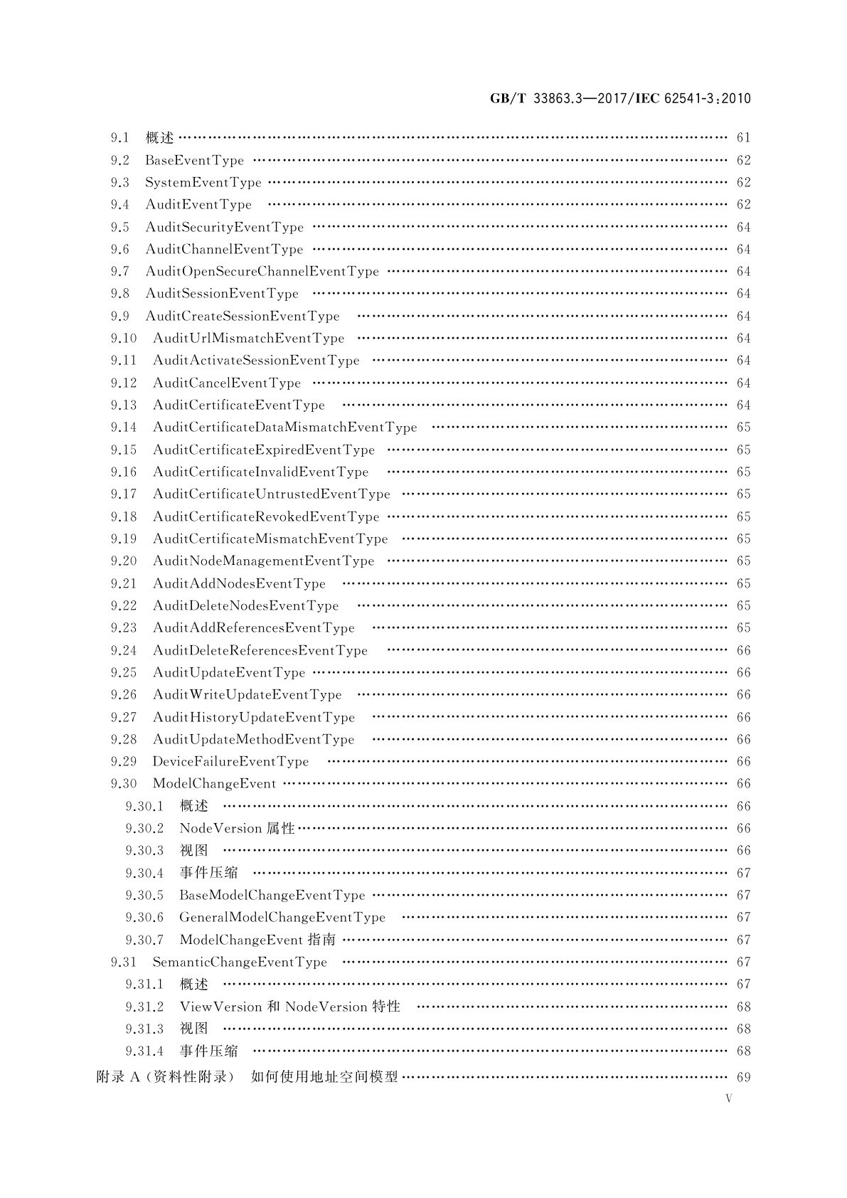 GB/T 33863.3-2017 OPC统一架构　第3部分：地址空间模型