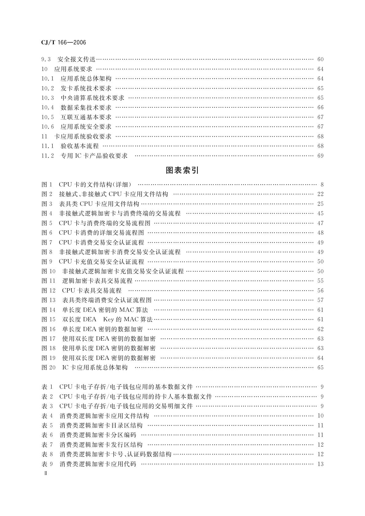 CJ/T 166-2006 建设事业集成电路(IC)卡应用技术