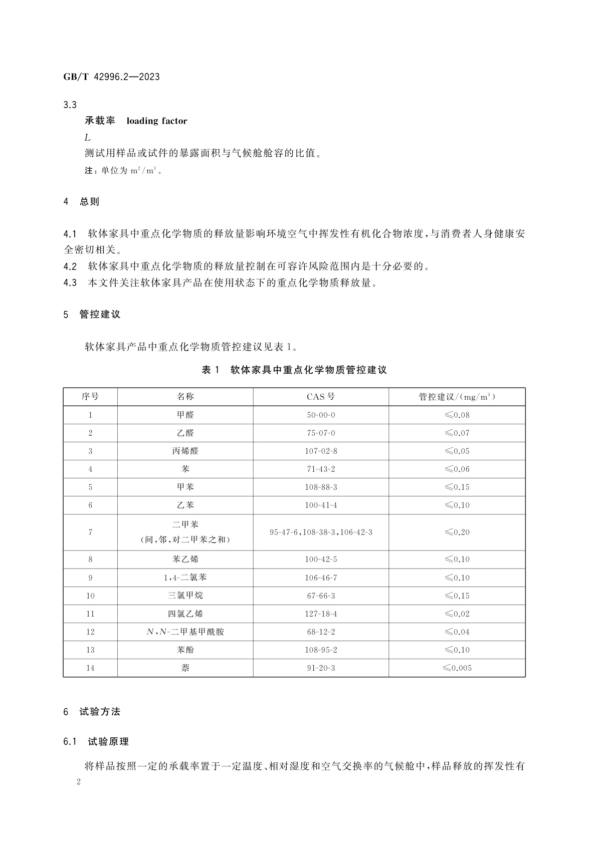 GB/T 42996.2-2023 家具产品中重点化学物质管控指南　第2部分：软体家具