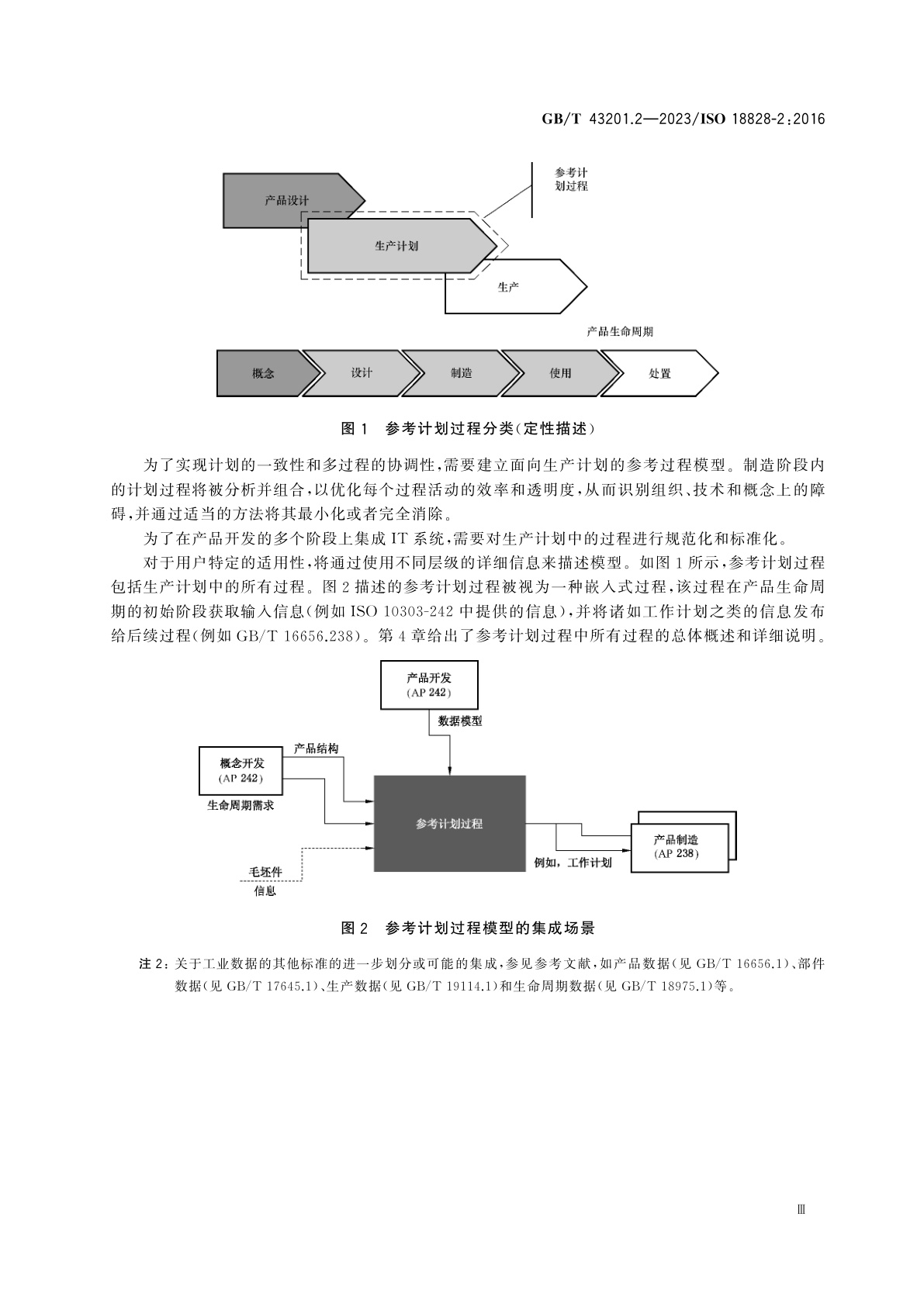 GB/T 43201.2-2023 工业自动化系统与集成　生产系统工程的标准化程序　第2部分：无缝衔接生产计划的参考过程