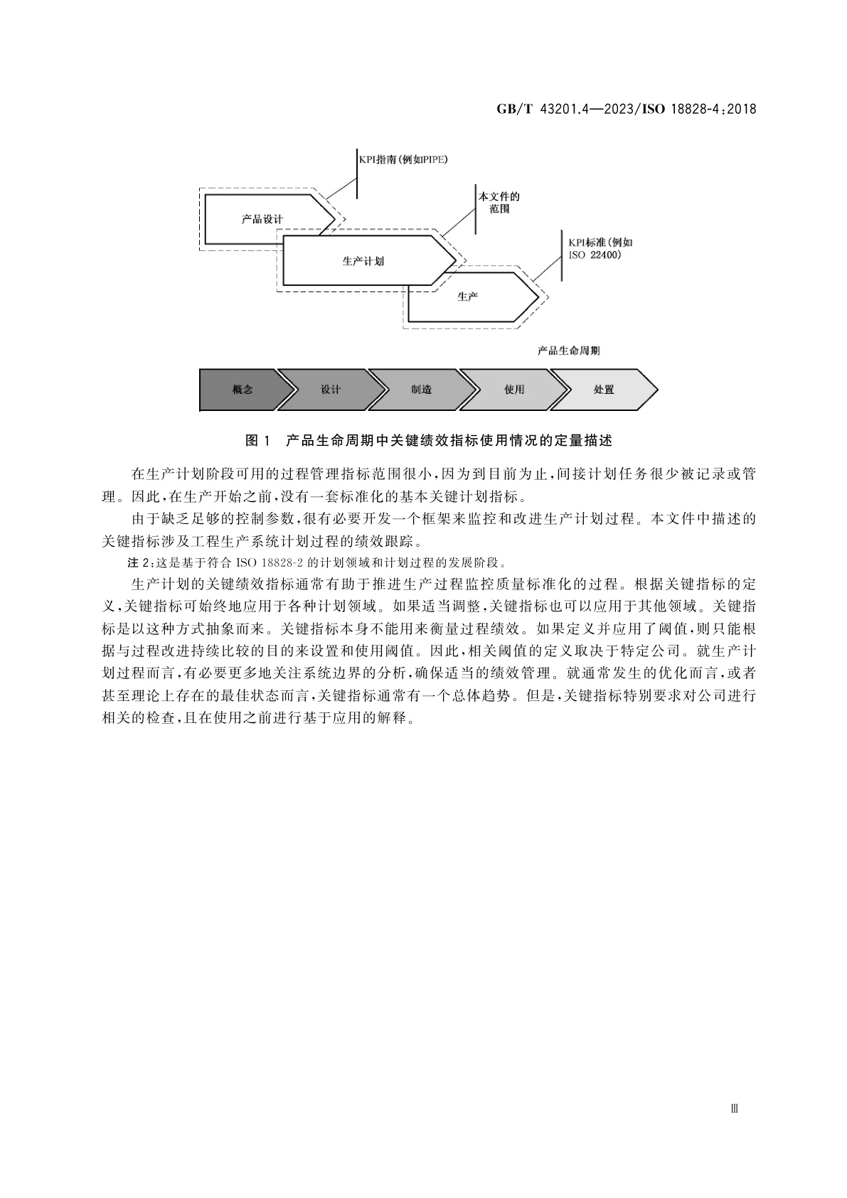 GB/T 43201.4-2023 工业自动化系统与集成　生产系统工程的标准化程序　第4部分：生产计划过程中的关键绩效指标