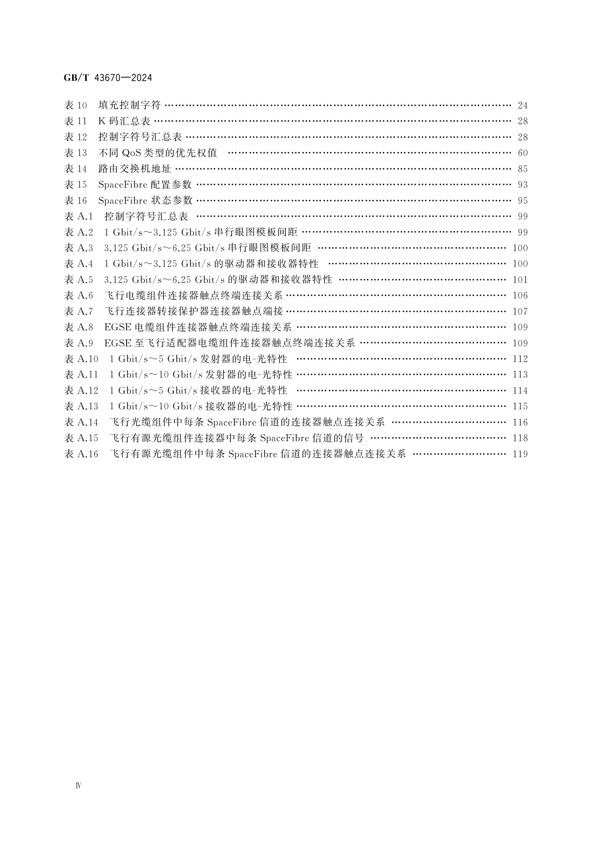 GB/T 43670-2024 空间数据与信息传输系统　航天器SpaceFibre总线通信协议