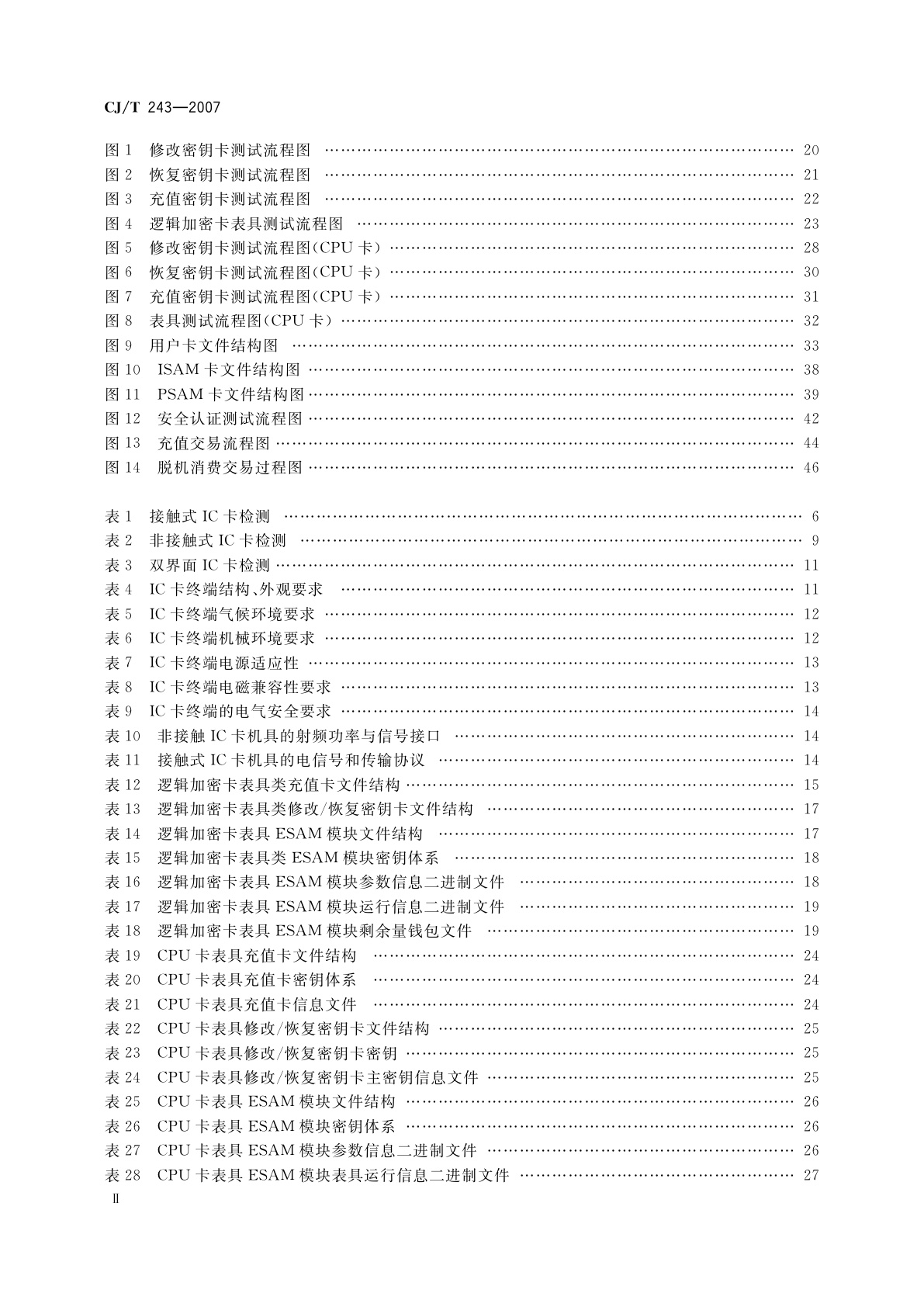 CJ/T 243-2007 建设事业集成电路(IC)卡产品检测