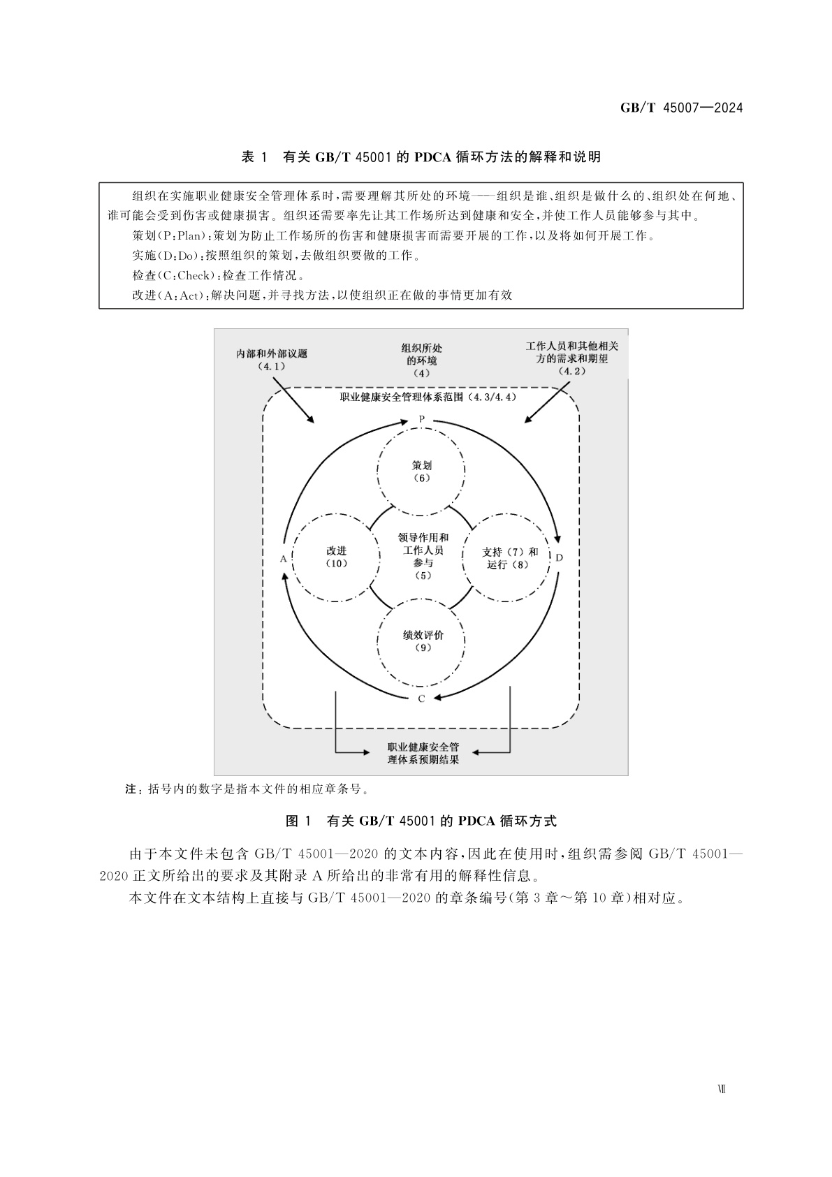GB/T 45007-2024 职业健康安全管理体系　小型组织实施GB/T 45001—2020指南
