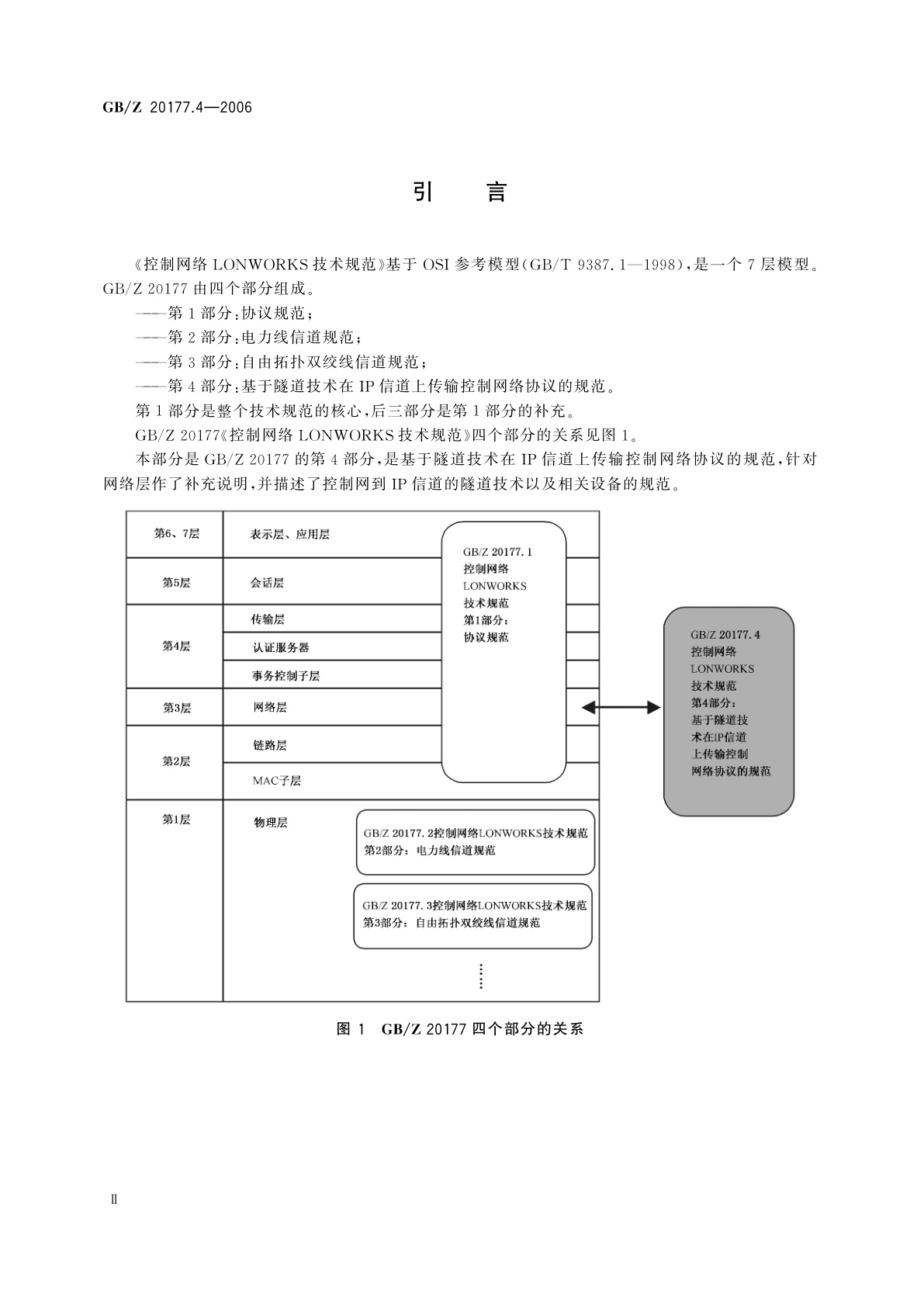 GB/Z 20177.4-2006 控制网络LONWORKS技术规范　第4部分：基于隧道技术在IP信道上传输控制网络协议的规范