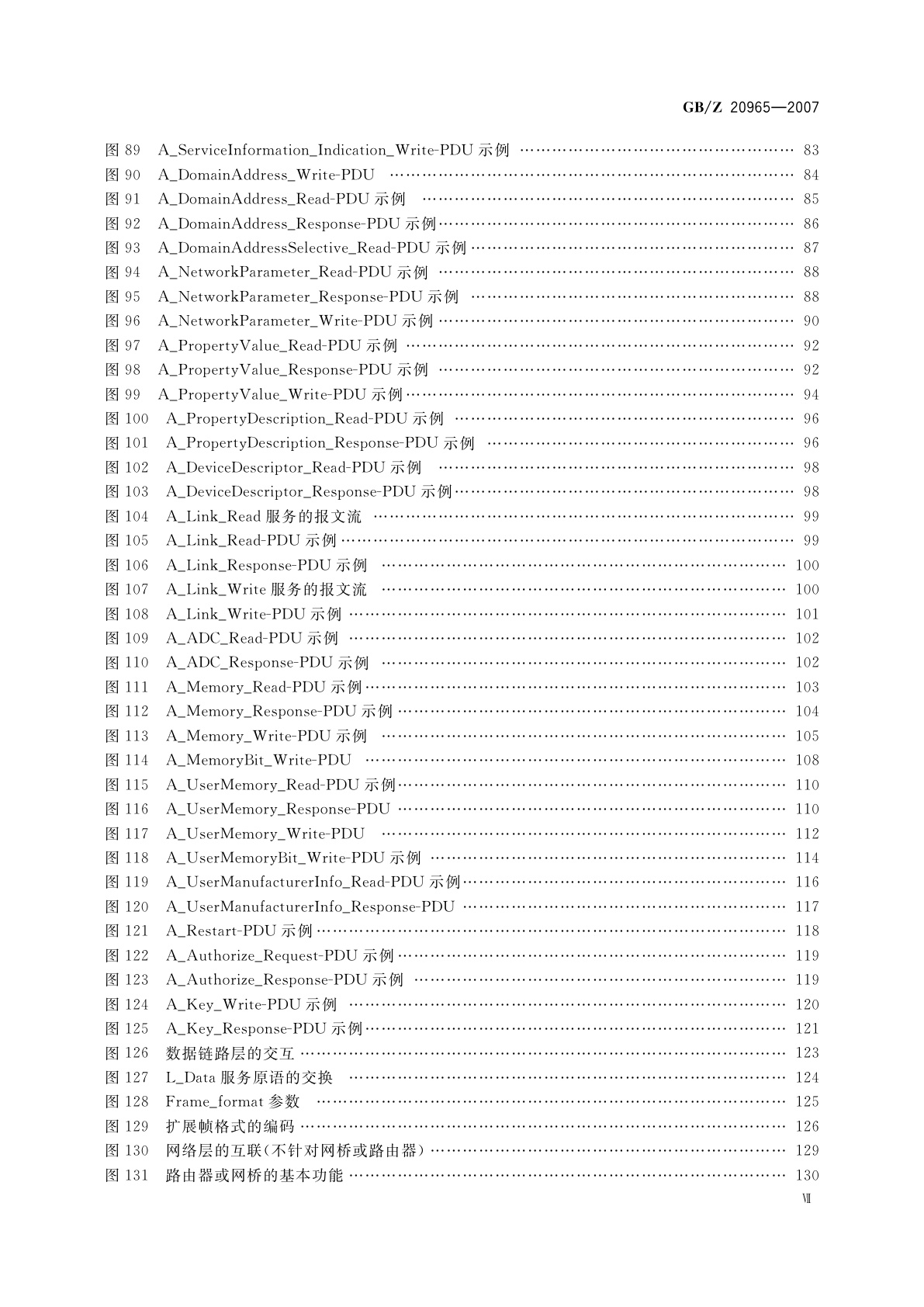 GB/Z 20965-2007 控制网络HBES技术规范　住宅和楼宇控制系统