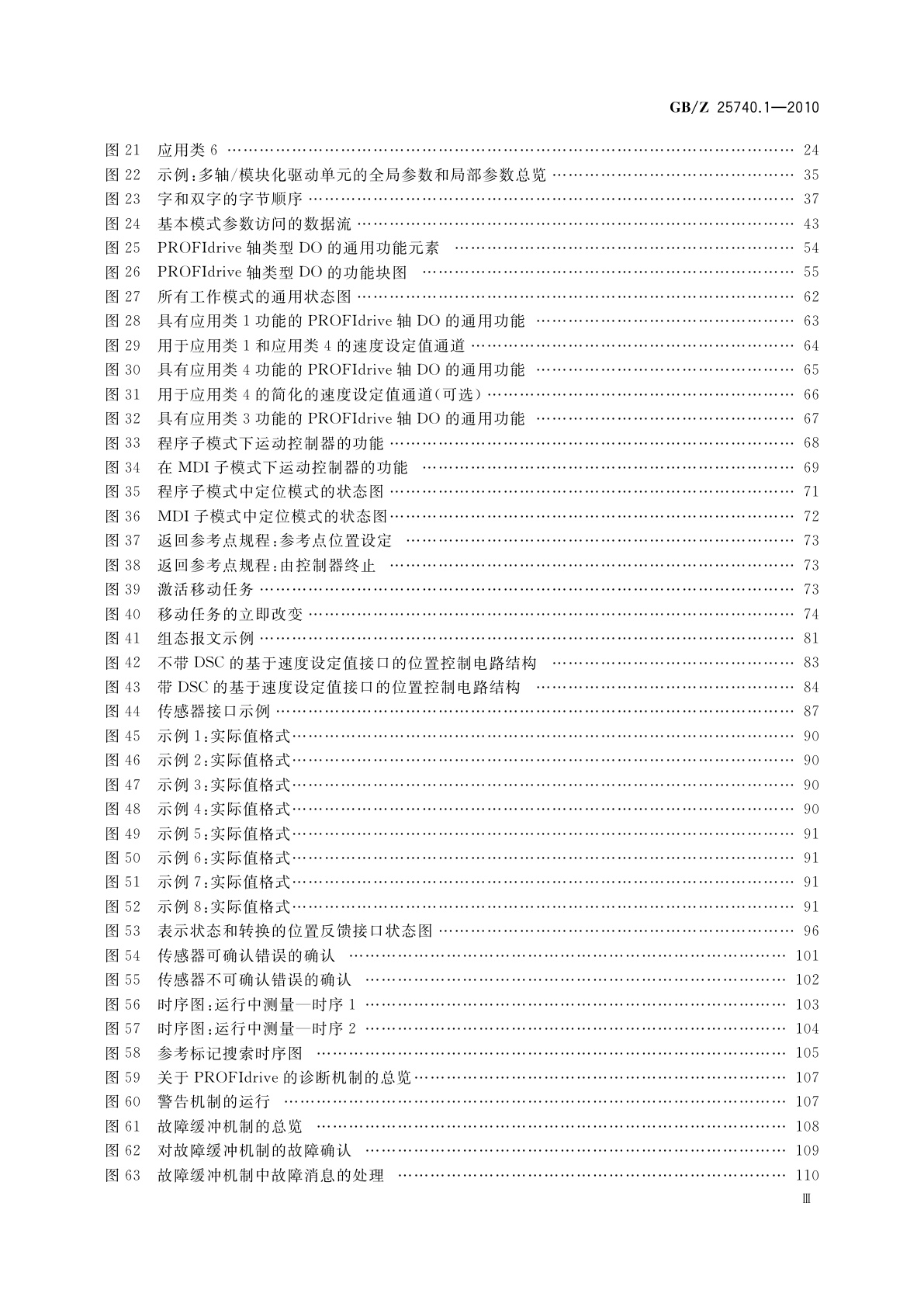 GB/Z 25740.1-2010 PROFIBUS ＆ PROFINET技术行规 PROFIdrive　第1部分：行规规范
