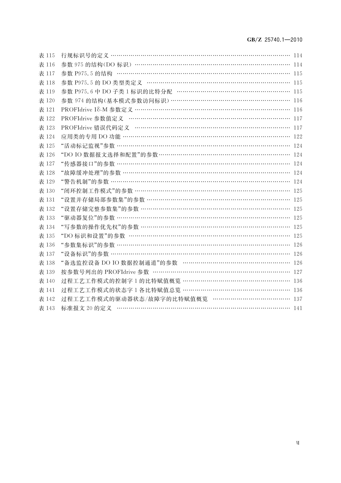 GB/Z 25740.1-2010 PROFIBUS ＆ PROFINET技术行规 PROFIdrive　第1部分：行规规范