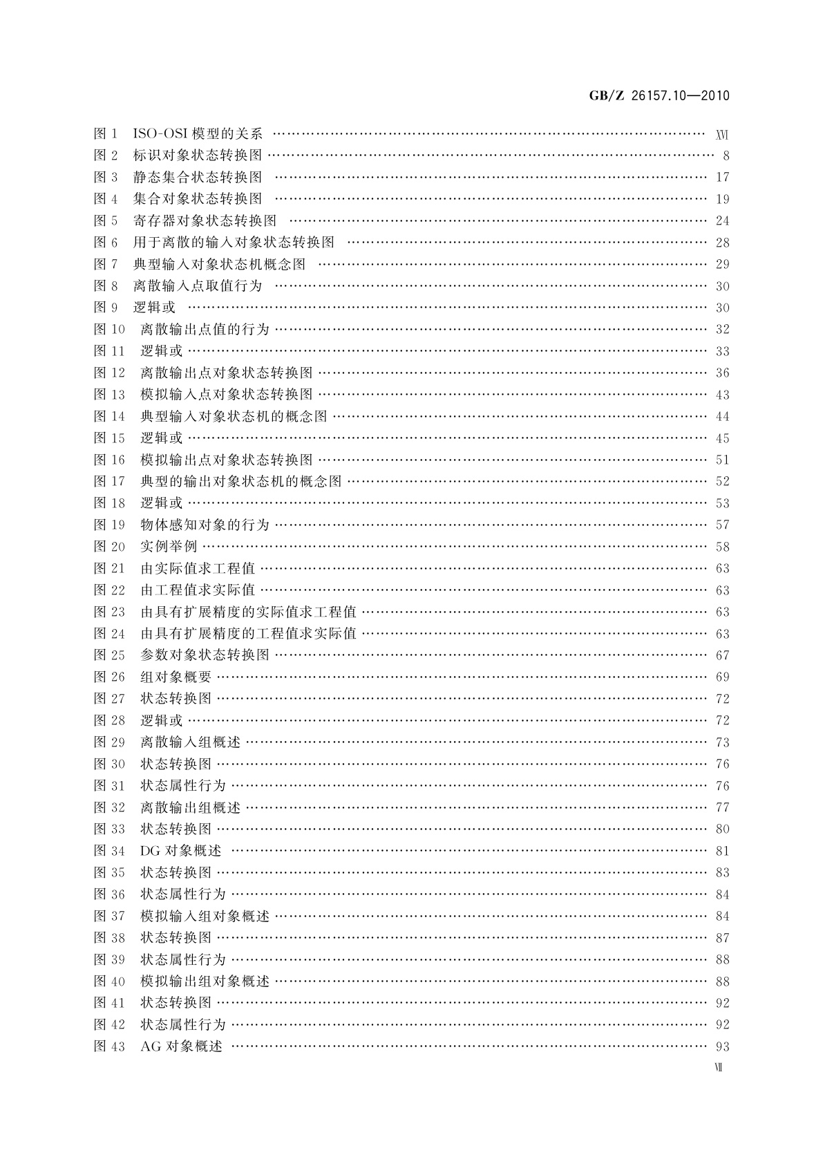 GB/Z 26157.10-2010 测量和控制数字数据通信　工业控制系统用现场总线　类型2：ControlNet和EtherNet/IP规范　第10部分：对象库