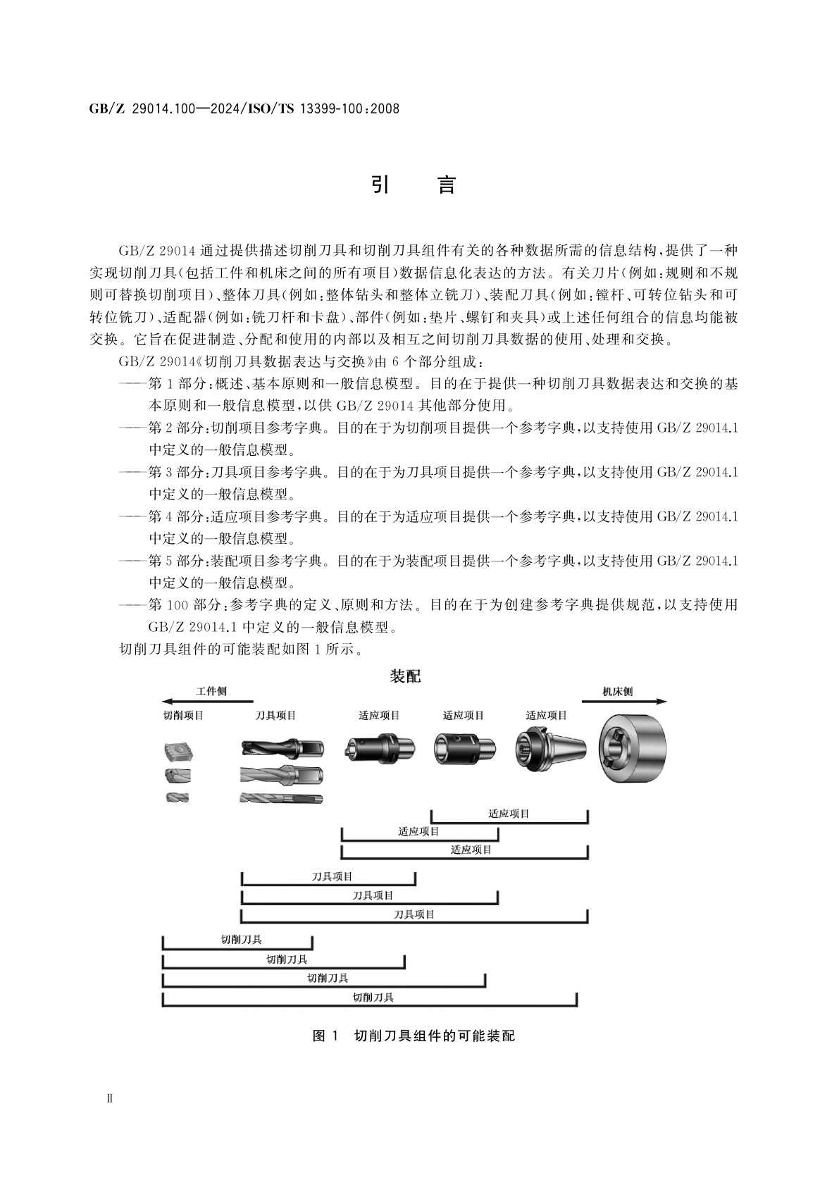 GB/Z 29014.100-2024 切削刀具数据表达与交换　第100部分：参考字典的定义、原则和方法