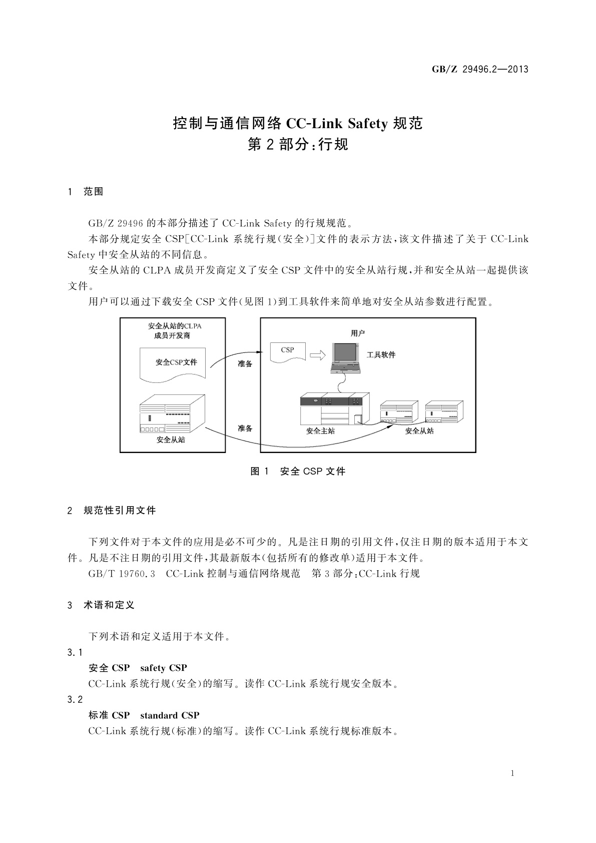 GB/Z 29496.2-2013 控制与通信网络CC-Link Safety规范　第2部分：行规