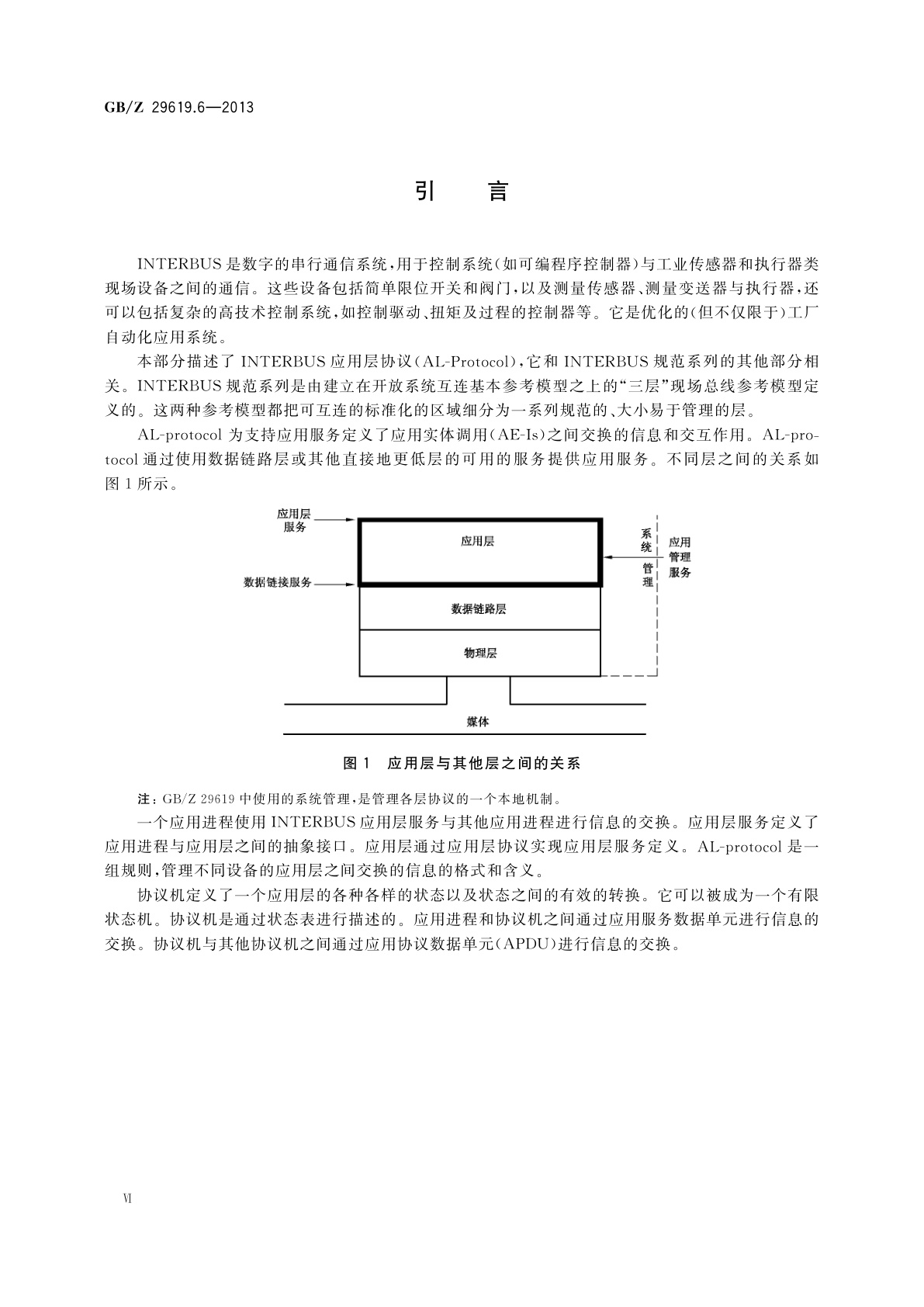 GB/Z 29619.6-2013 测量和控制数字数据通信　工业控制系统　用现场总线　类型8：INTERBUS规范　第6部分：应用层协议规范