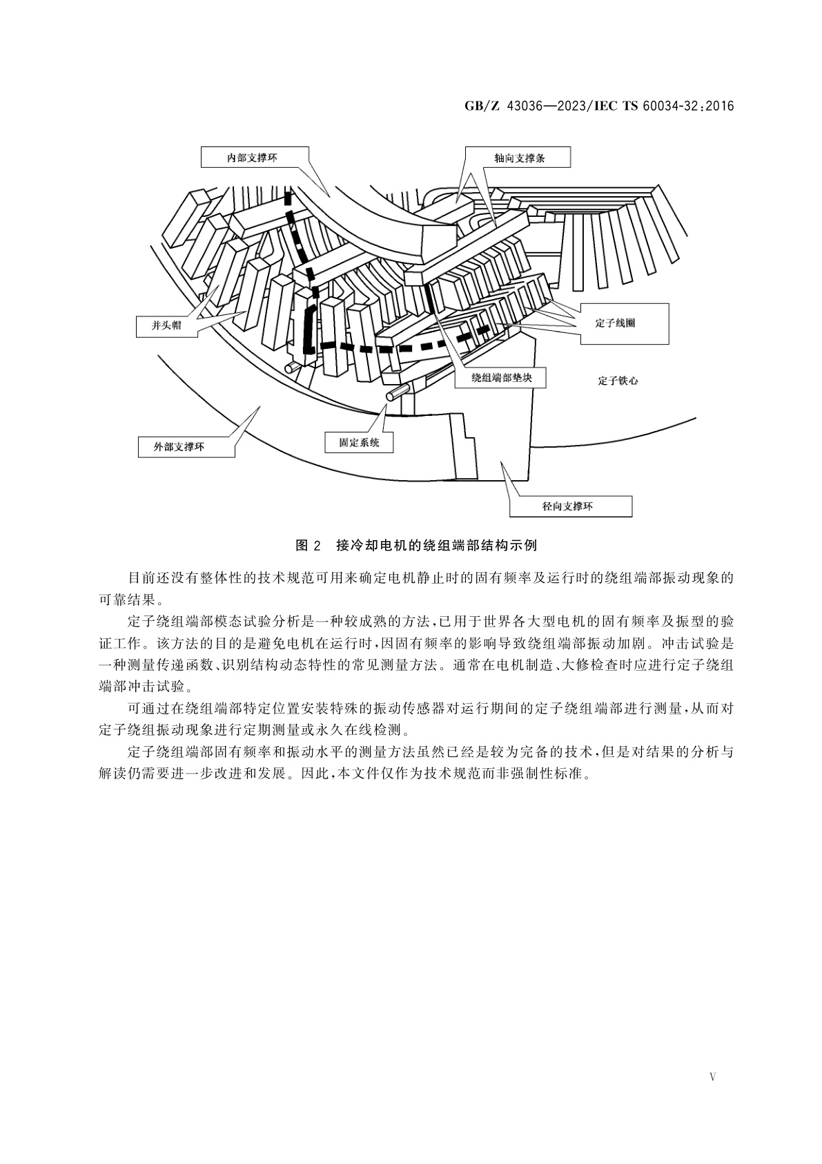 GB/Z 43036-2023 旋转电机　定子成型绕组端部振动的测量