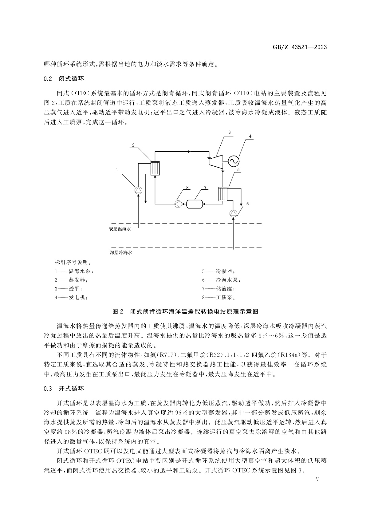 GB/Z 43521-2023 海洋温差能转换电站设计和分析的一般指南