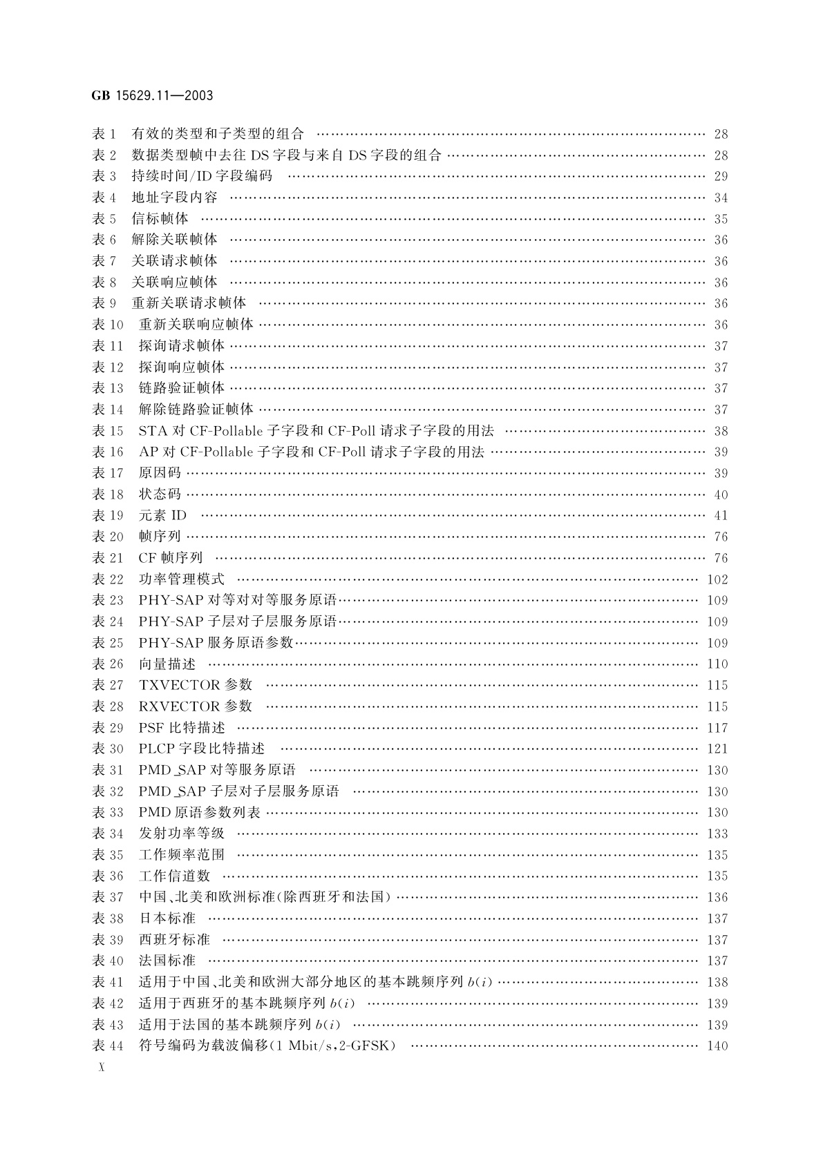 GB 15629.11-2003 信息技术　系统间远程通信和信息交换局域网和城域网　特定要求　第11部分：无线局域网媒体访问控制和物理层规范