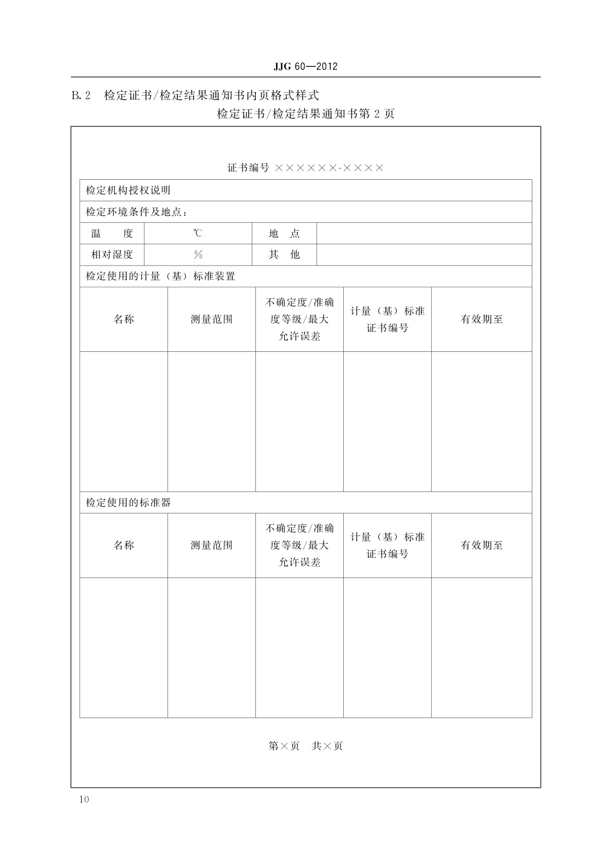 JJG 60-2012 螺纹样板