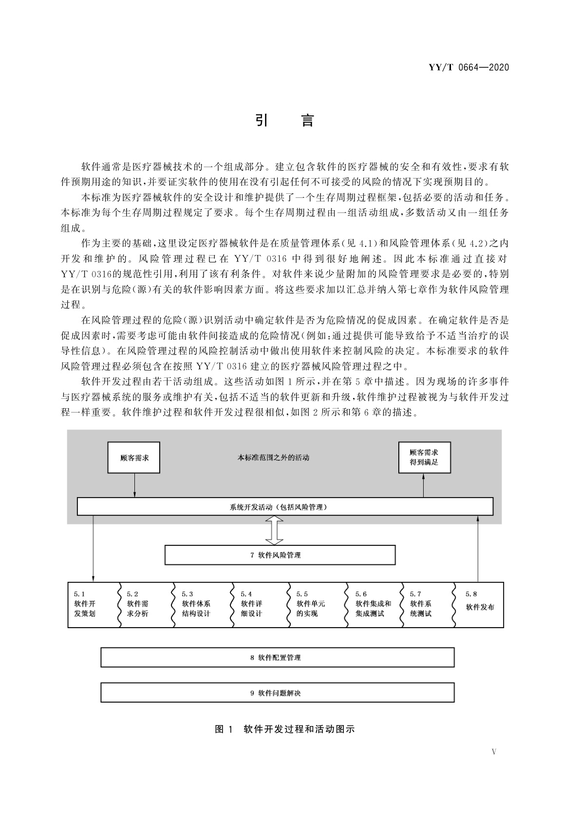 YY/T 0664-2020 医疗器械软件　软件生存周期过程