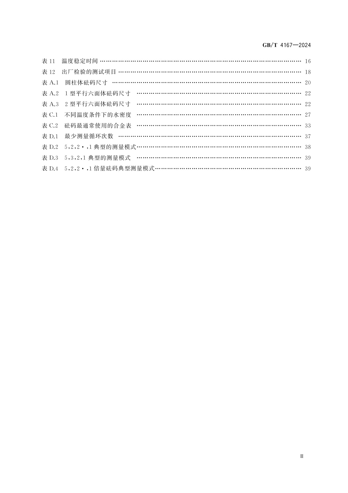 GB/T 4167-2024 砝码