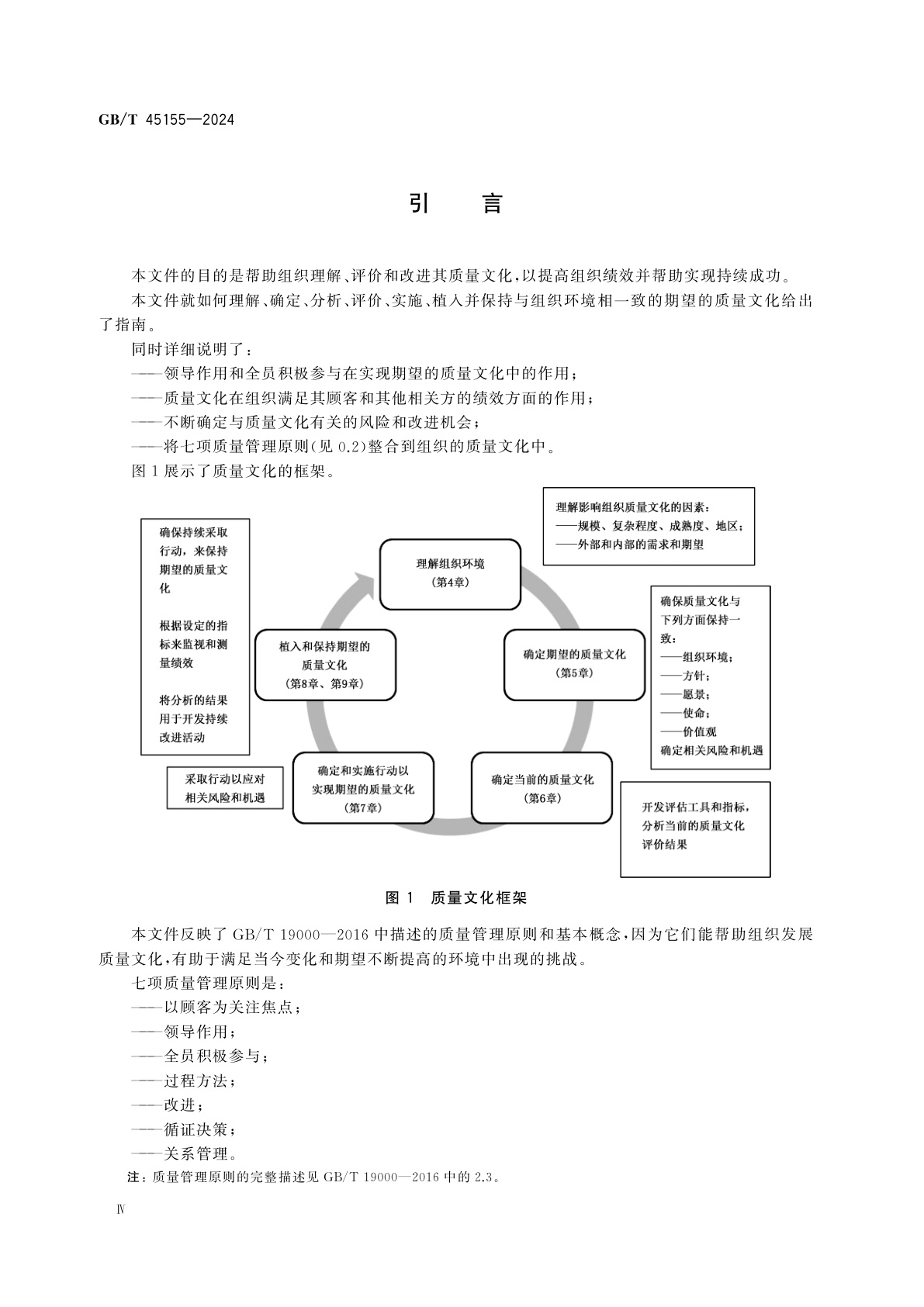 GB/T 45155-2024 质量管理　理解、评价和改进组织的质量文化指南