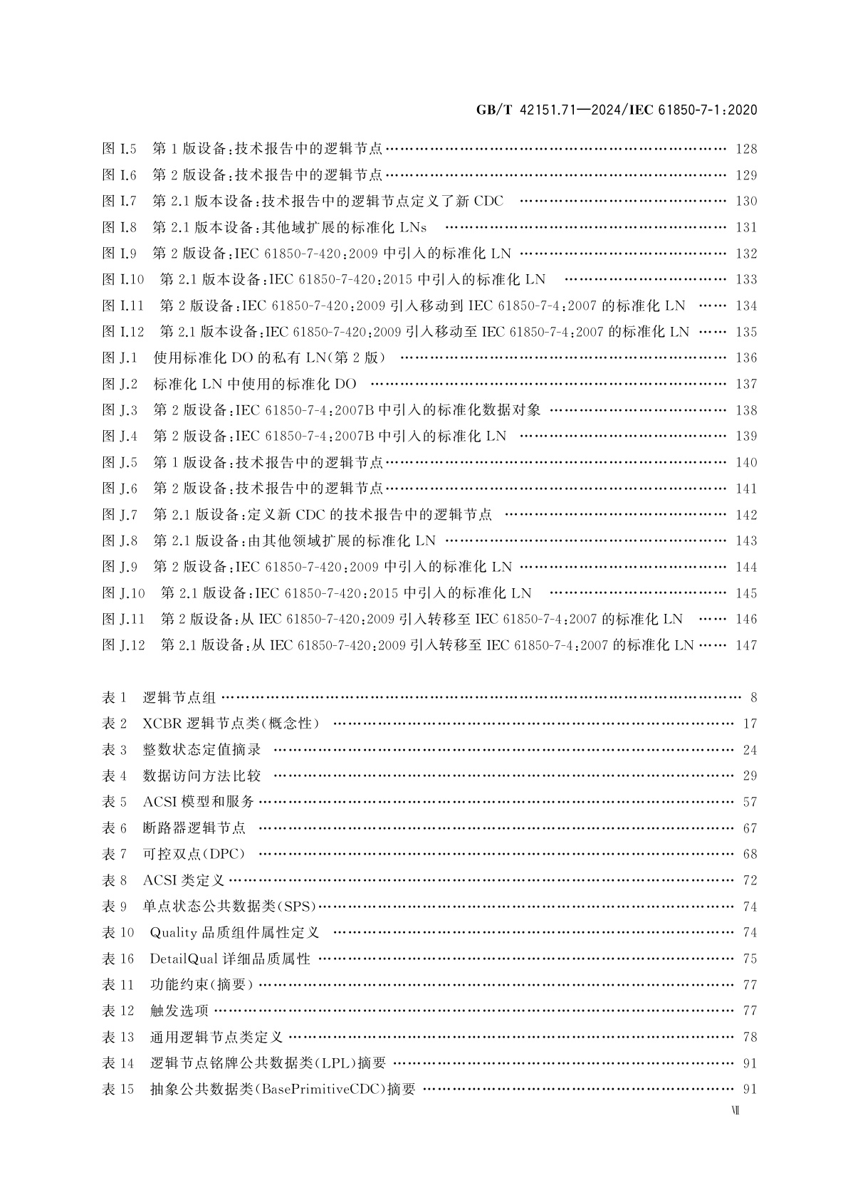 GB/T 42151.71-2024 电力自动化通信网络和系统　第7-1部分：基本通信结构　原理和模型