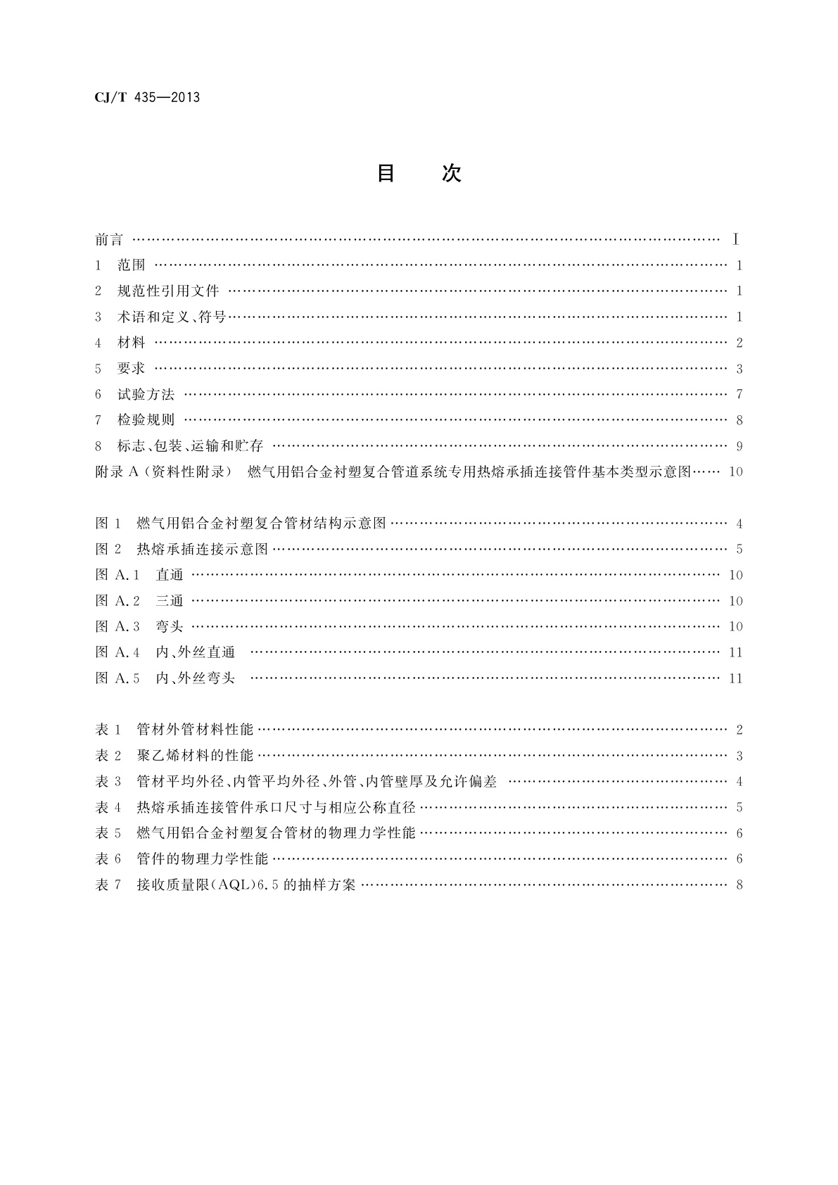 CJ/T 435-2013 燃气用铝合金衬塑复合管材及管件