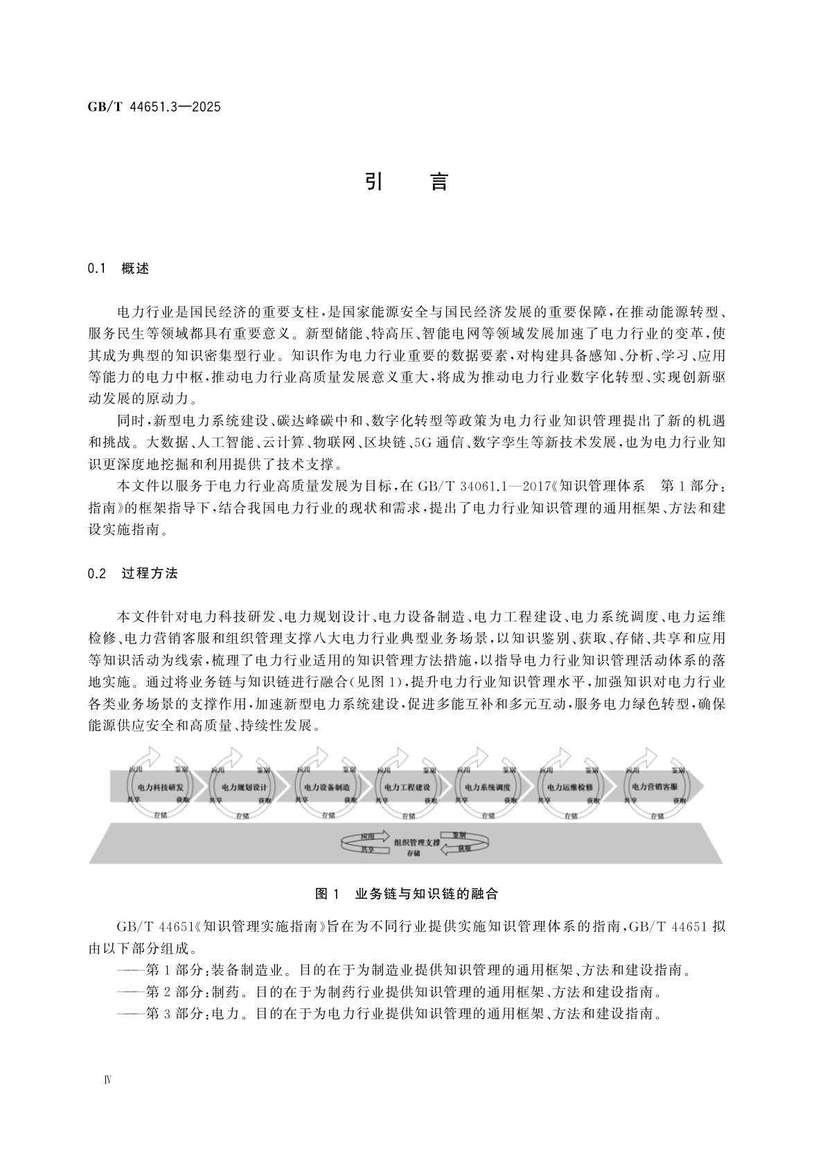 GB/T 44651.3-2025 知识管理实施指南　第3部分：电力